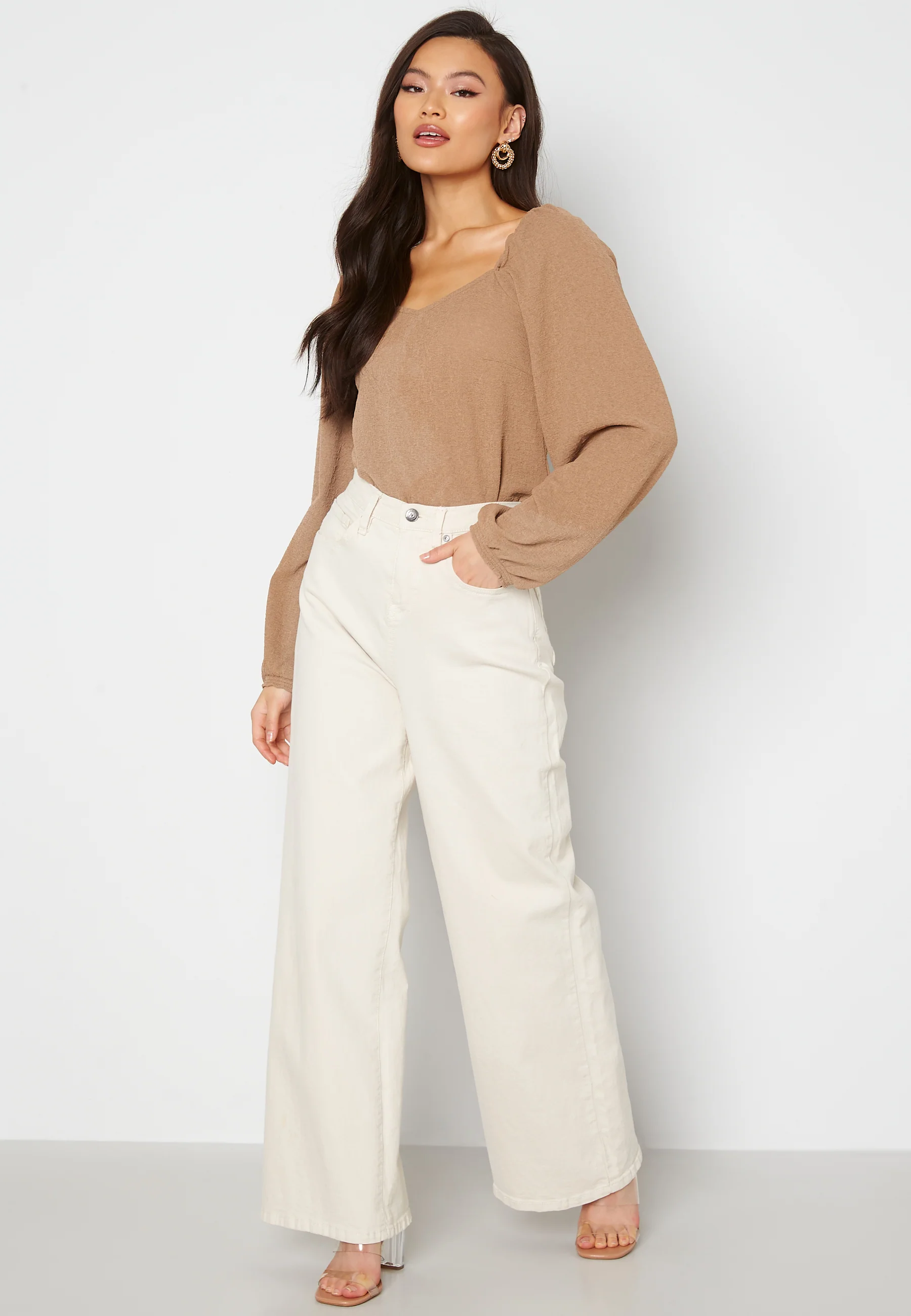 Cotin Square Neck L/S Top - Image 2