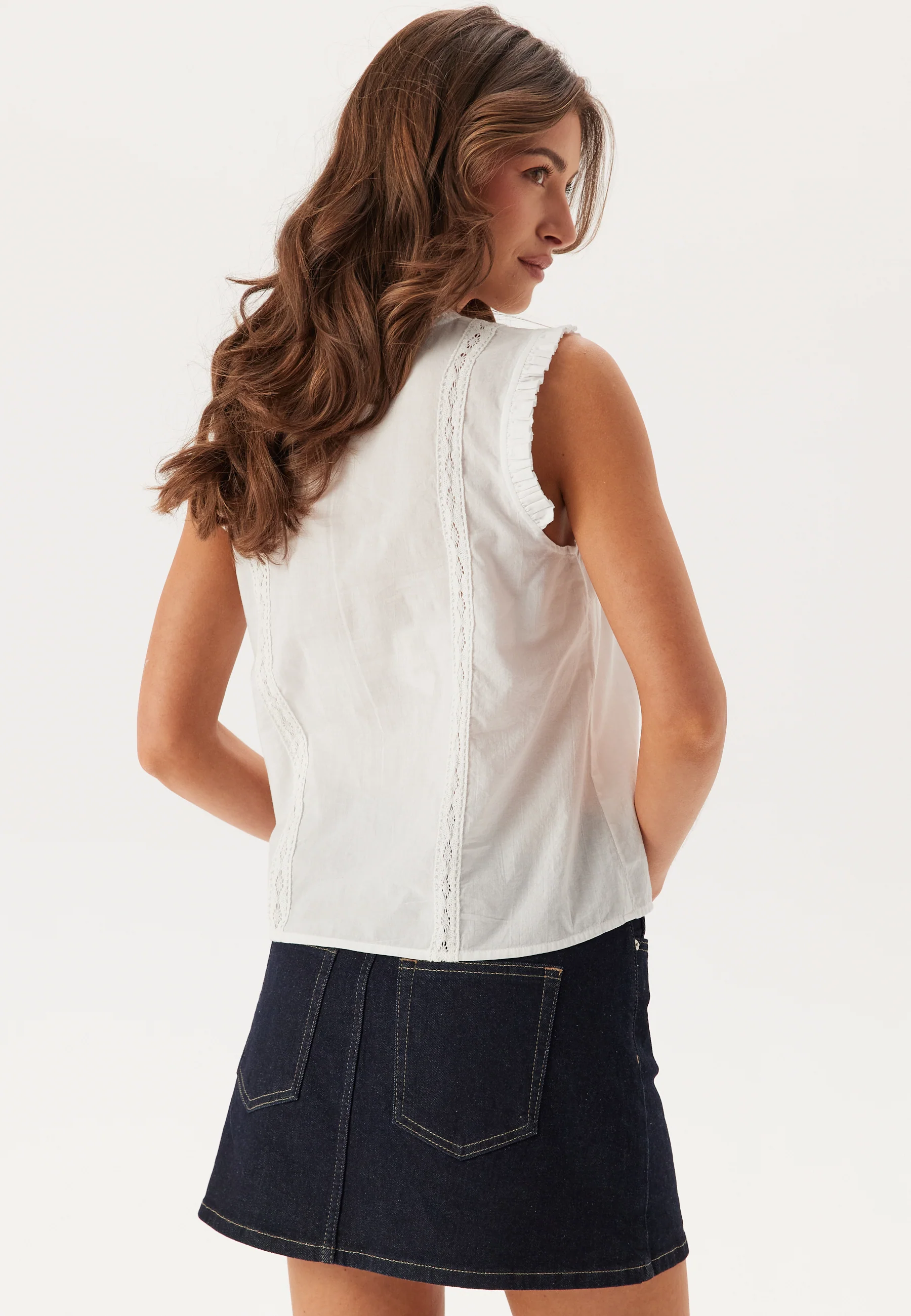 Cotton Lace Blouse - Image 3