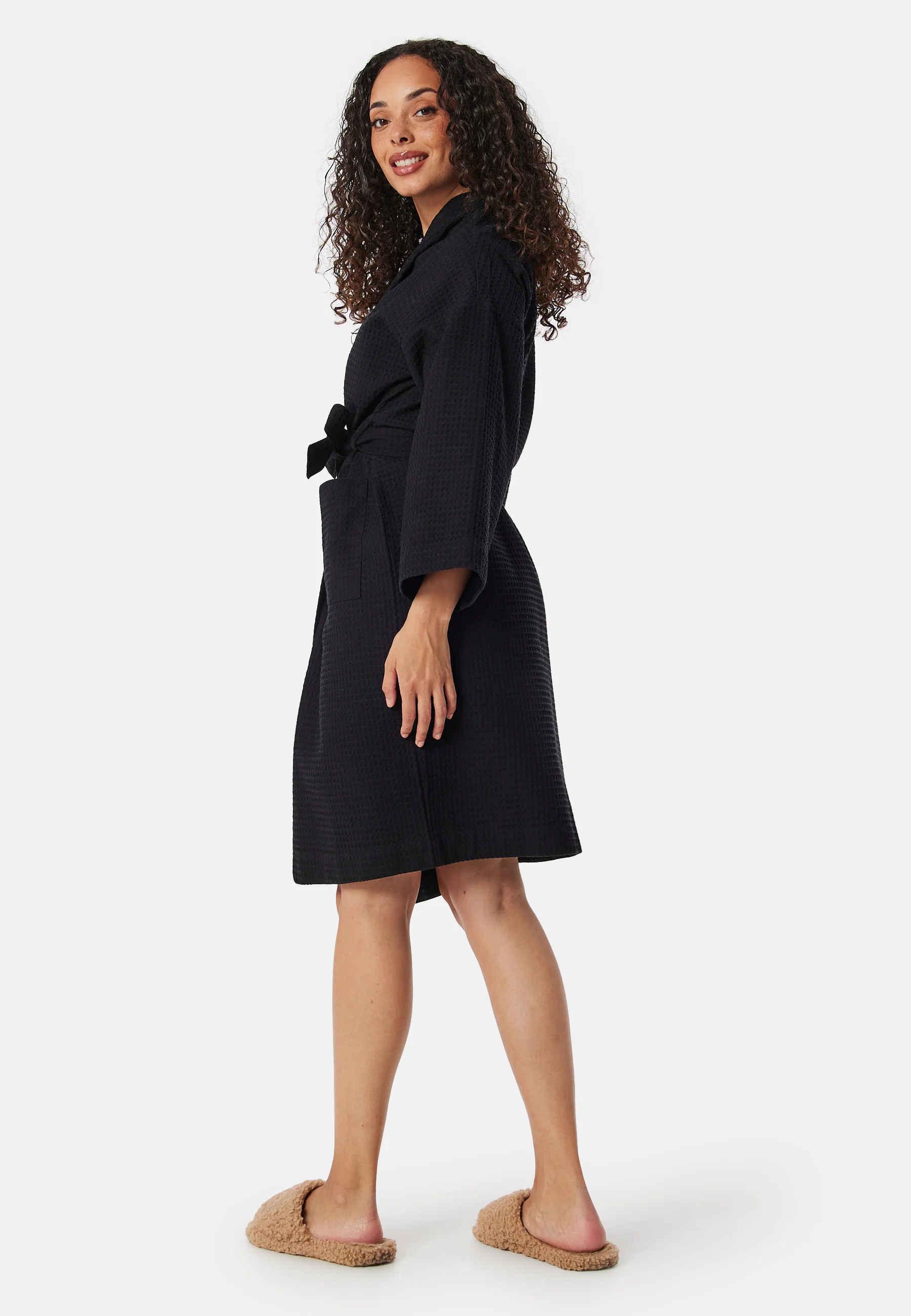 Cotton Waffle Robe - Image 3