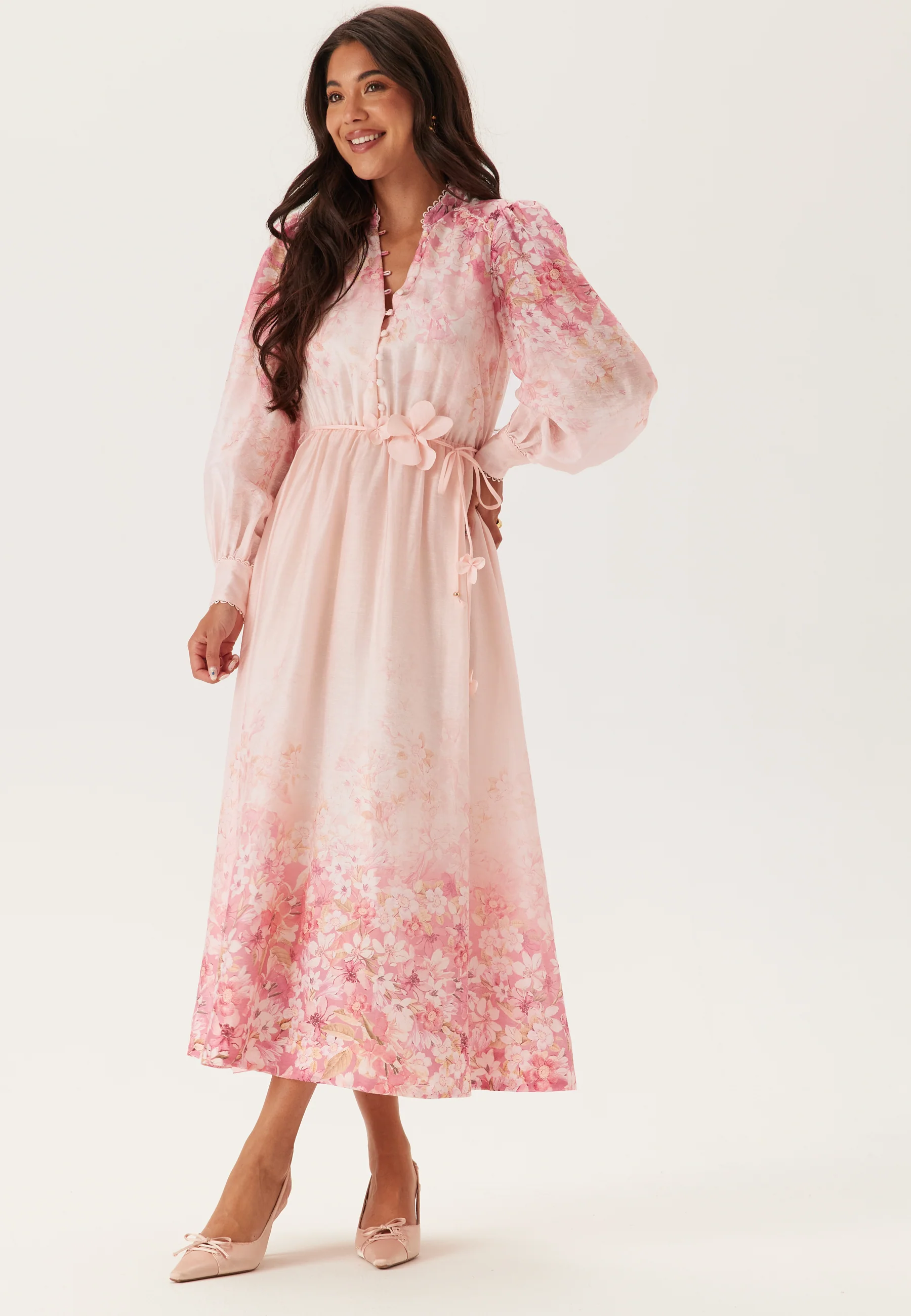 Courtney Placement Print Maxi