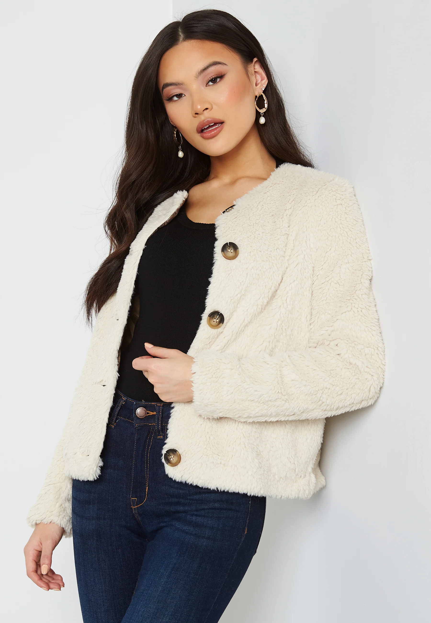 Cozy Amanda short teddy jacket