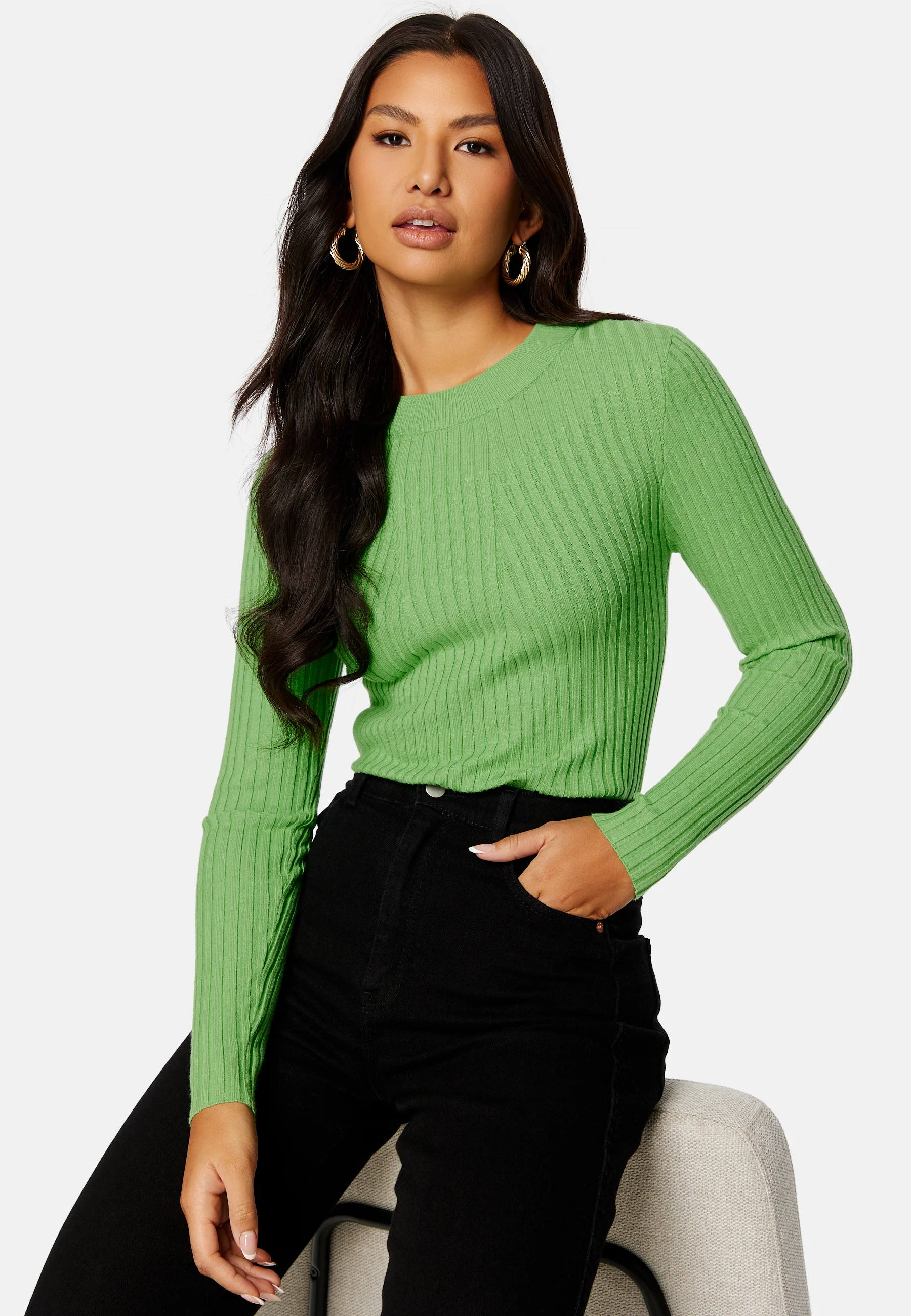 Crista LS O-Neck Knit - Image 2