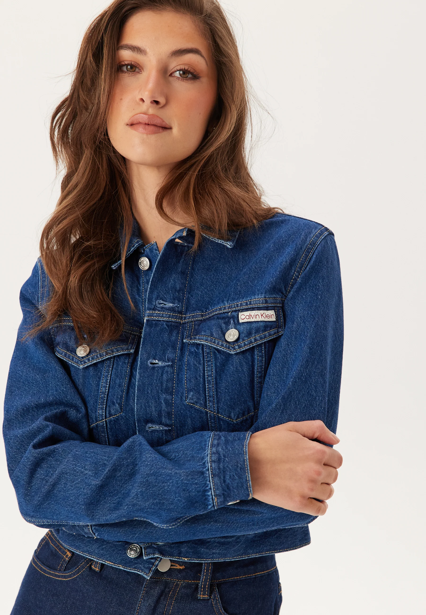 Cropped 90's Denim Trucker - Image 5