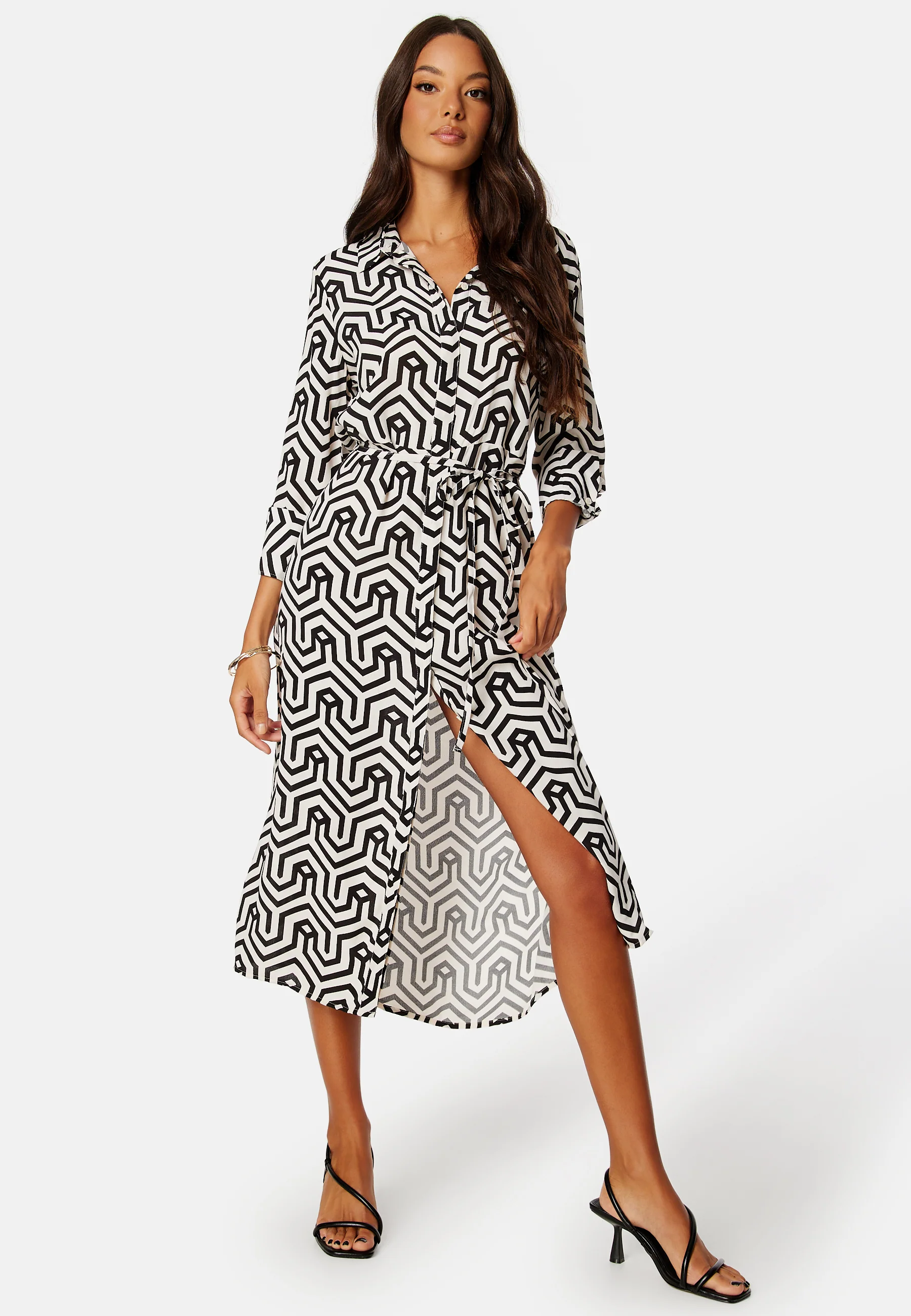Daca Sana L/S Midi Calf Shirt Dress - Image 3
