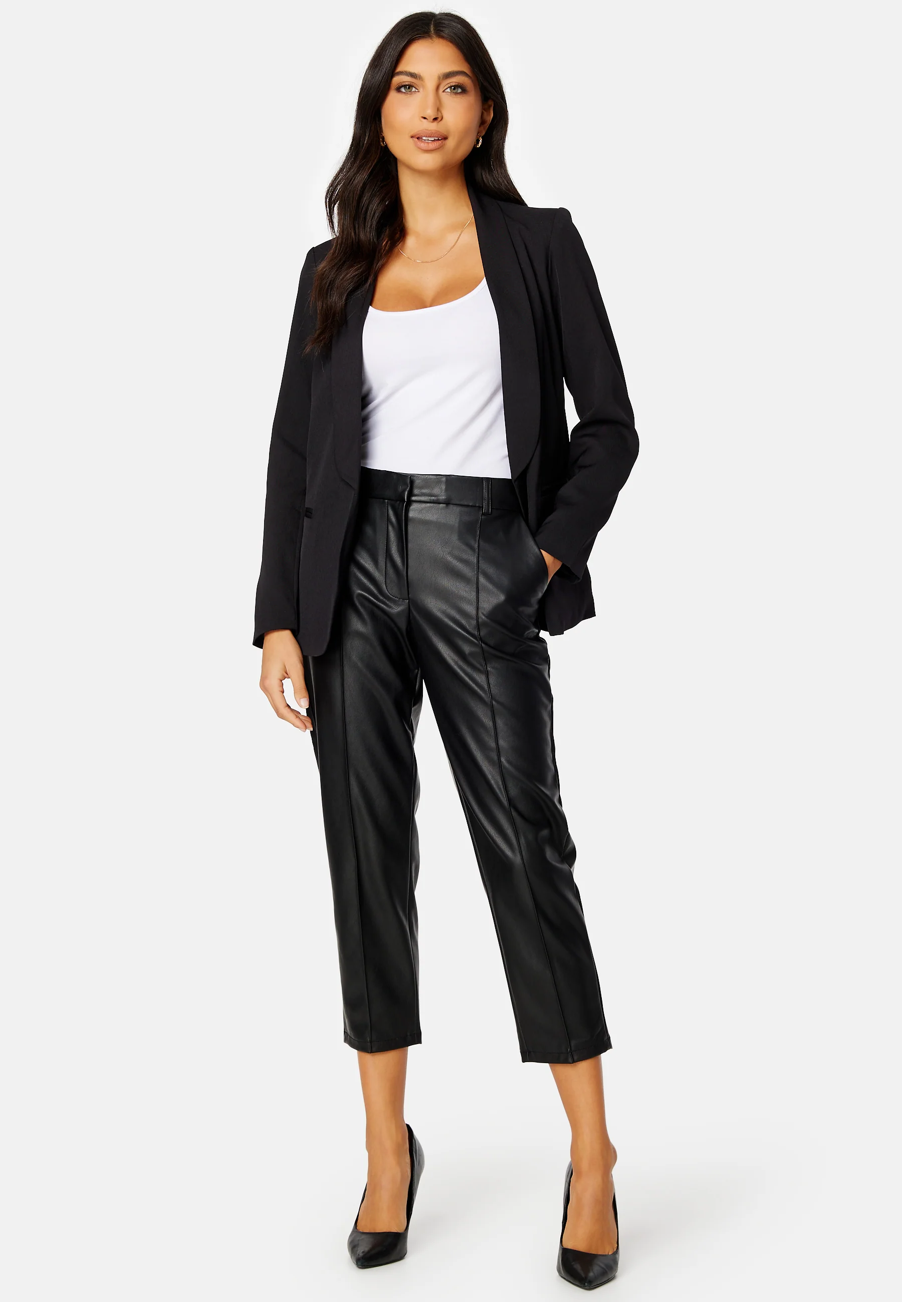 Dagmar Cropped Coated Pants - Image 2