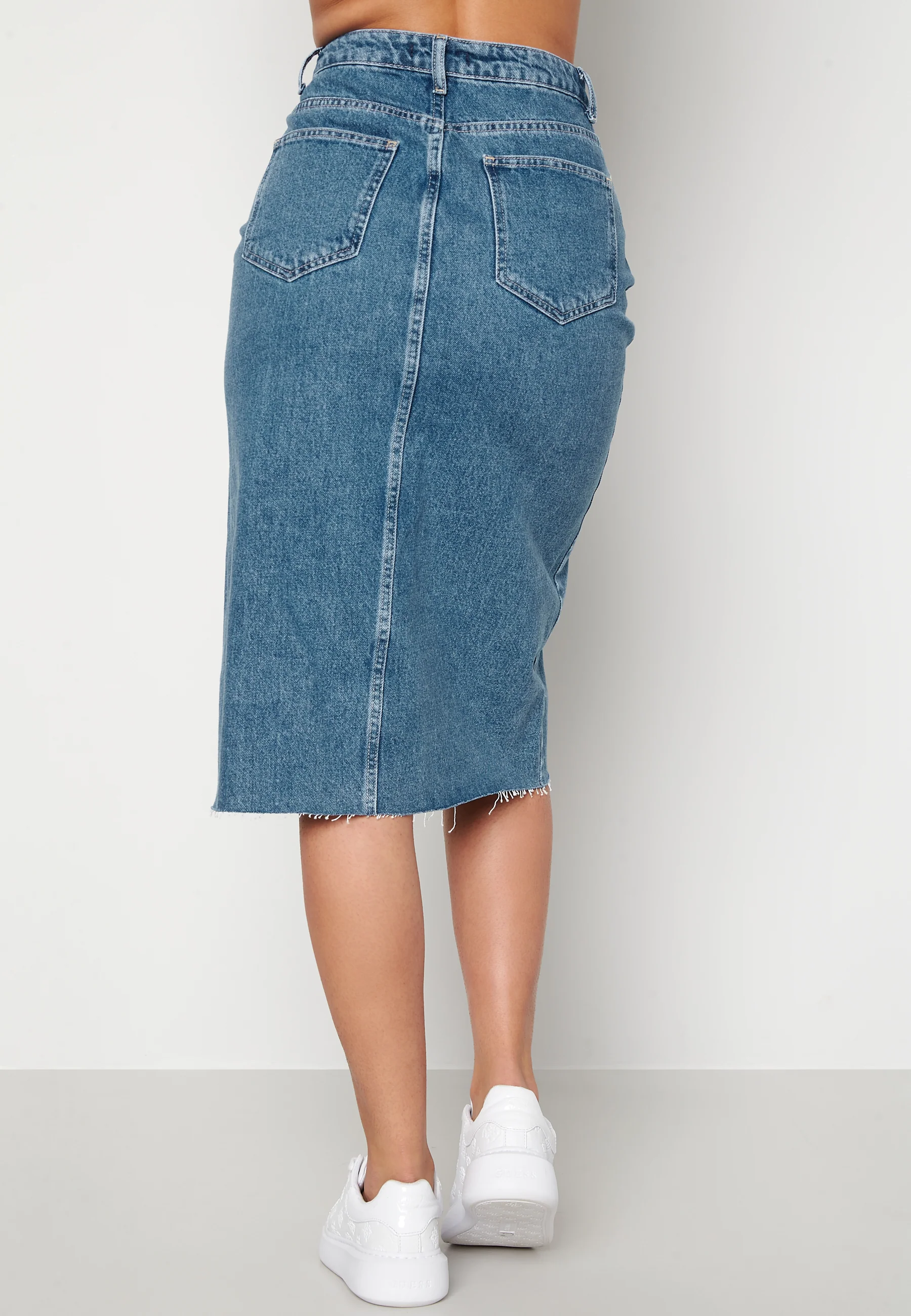 Denim Midi Skirt - Image 3