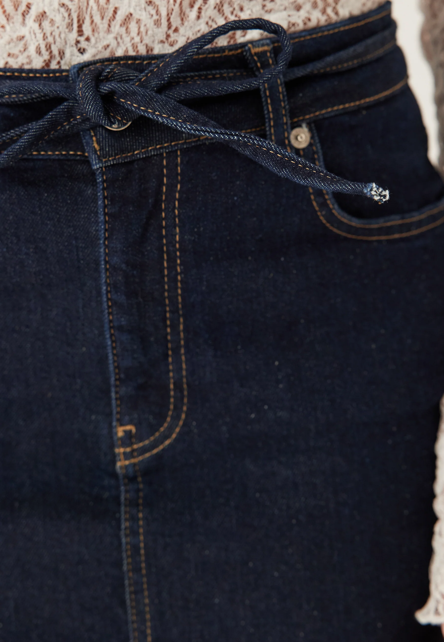 Denim Midi Skirt - Image 4