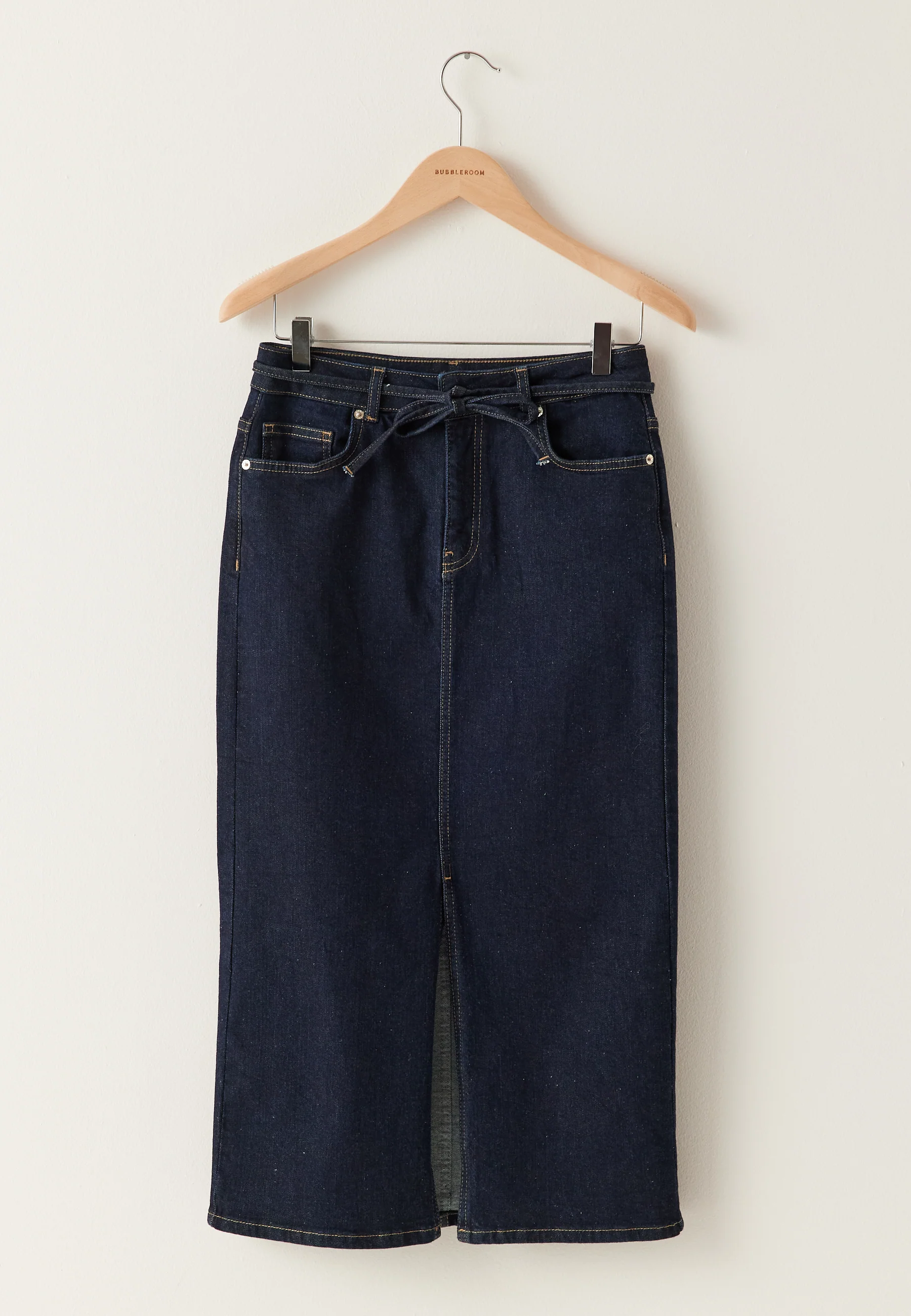 Denim Midi Skirt - Image 8