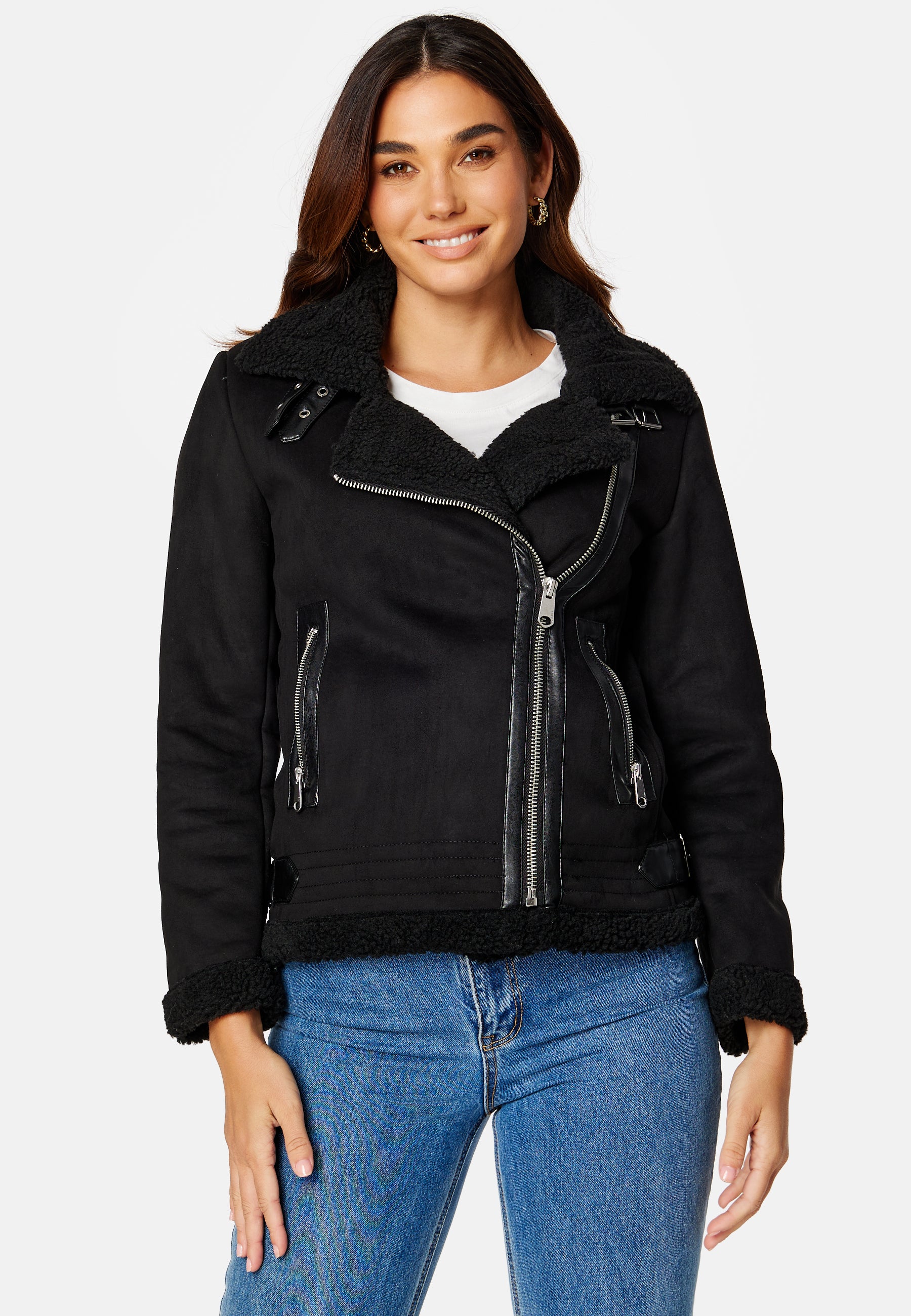 Diana Bonded Aviator Jacket - Image 4