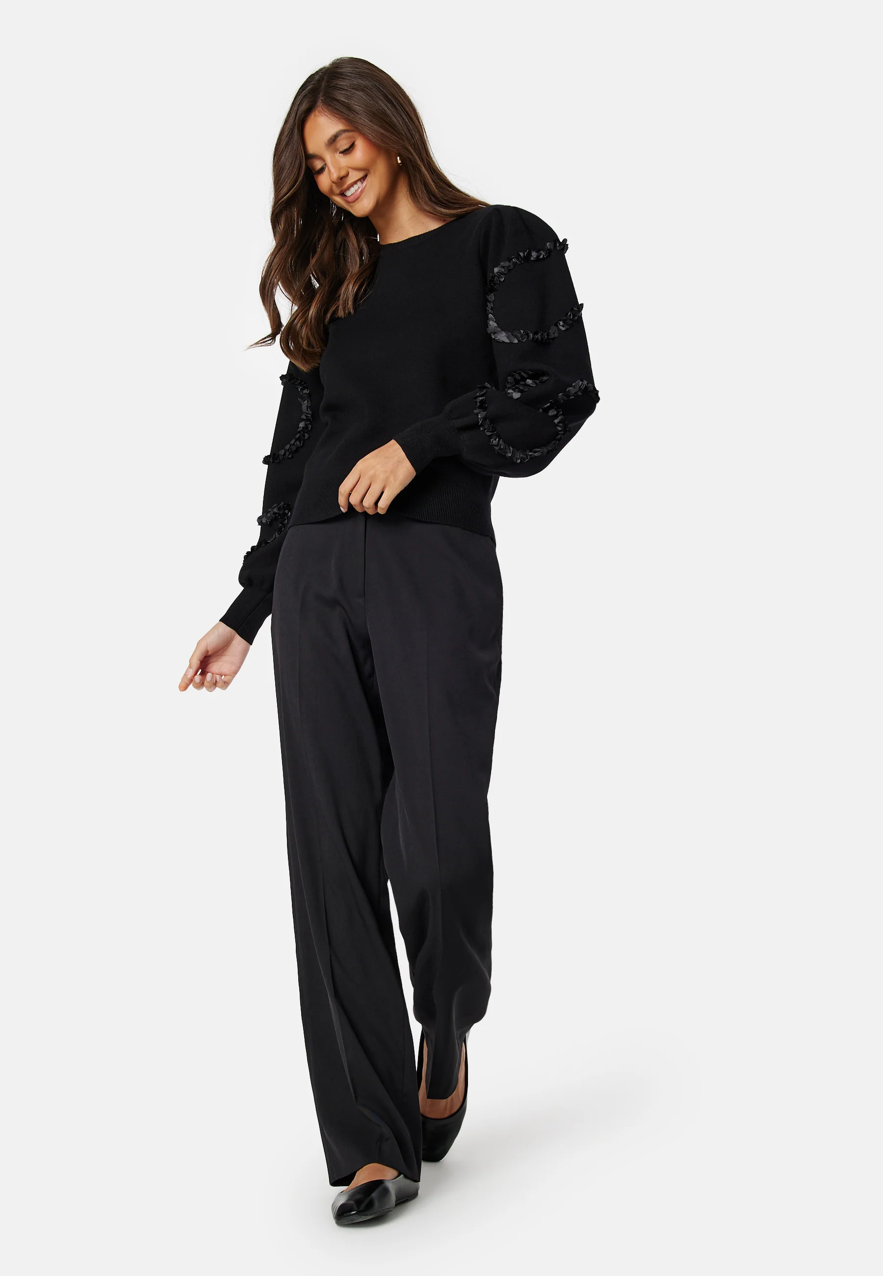 Didi L/S O-Neck Knit Pullover - Image 3