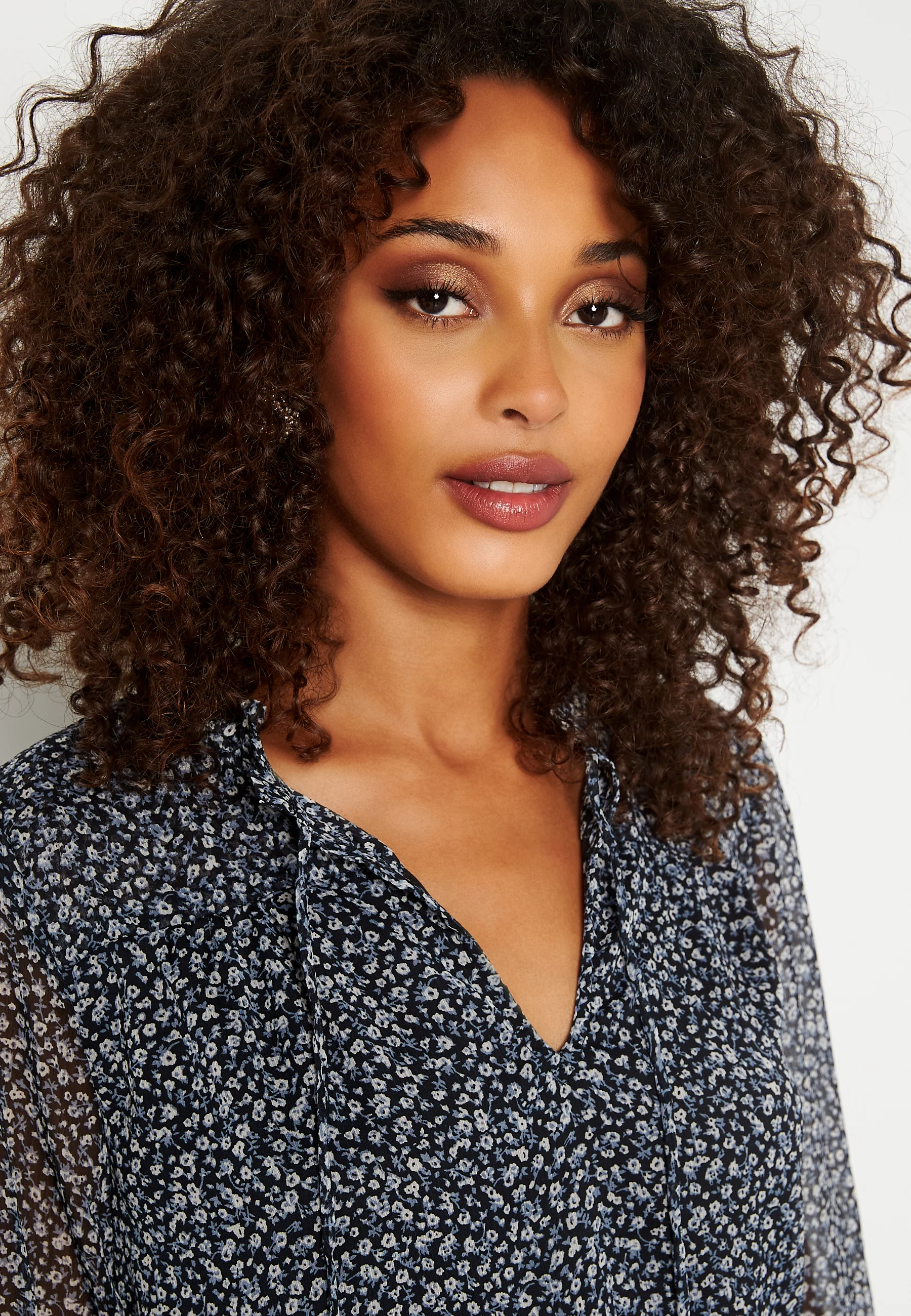 Ditsy L/S Blouse - Image 4
