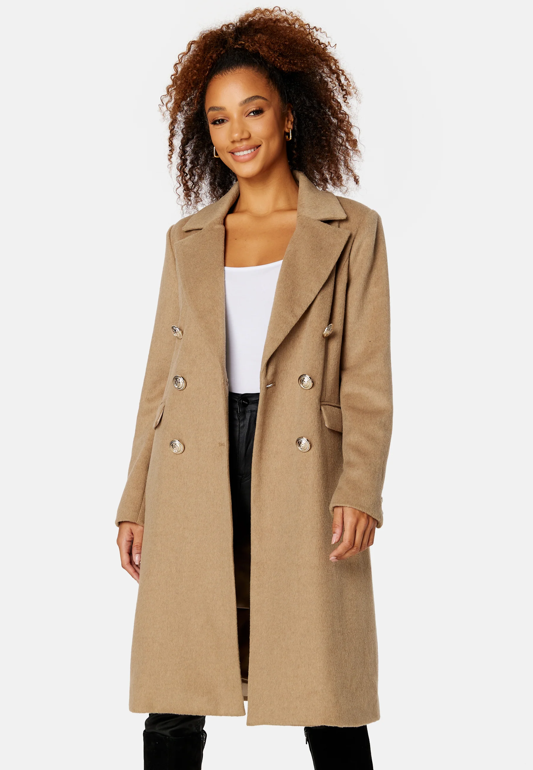 Donatella Wool Blend Coat - Image 2