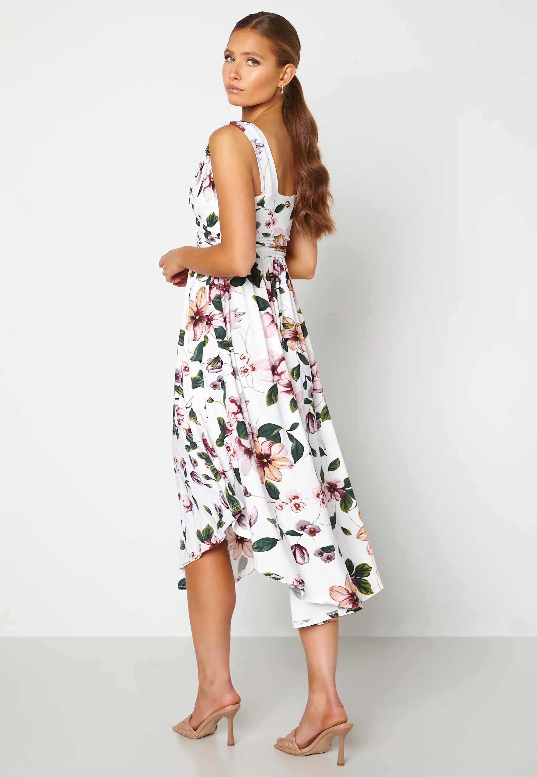 Draped Soft Midi Dress - Image 3