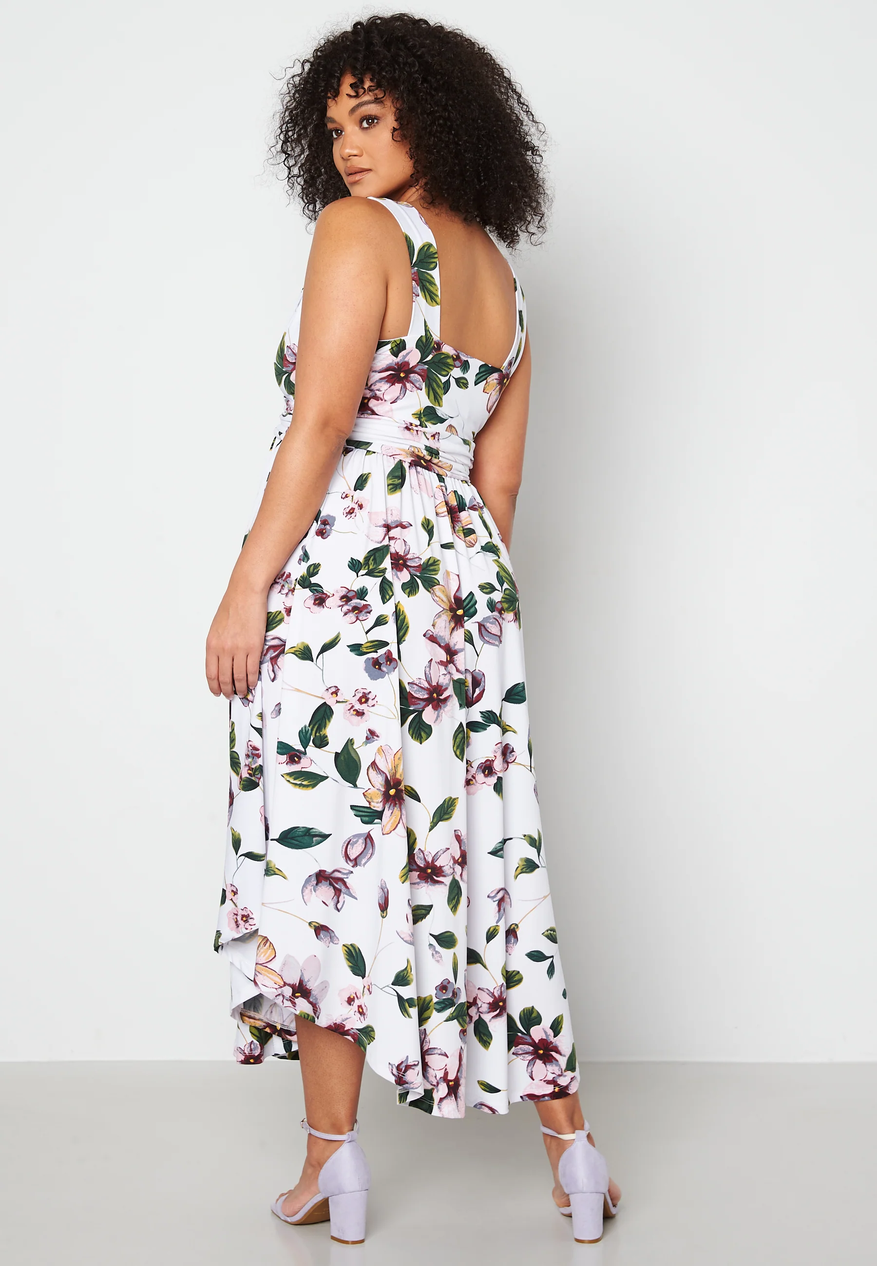 Draped Soft Midi Dress - Image 6