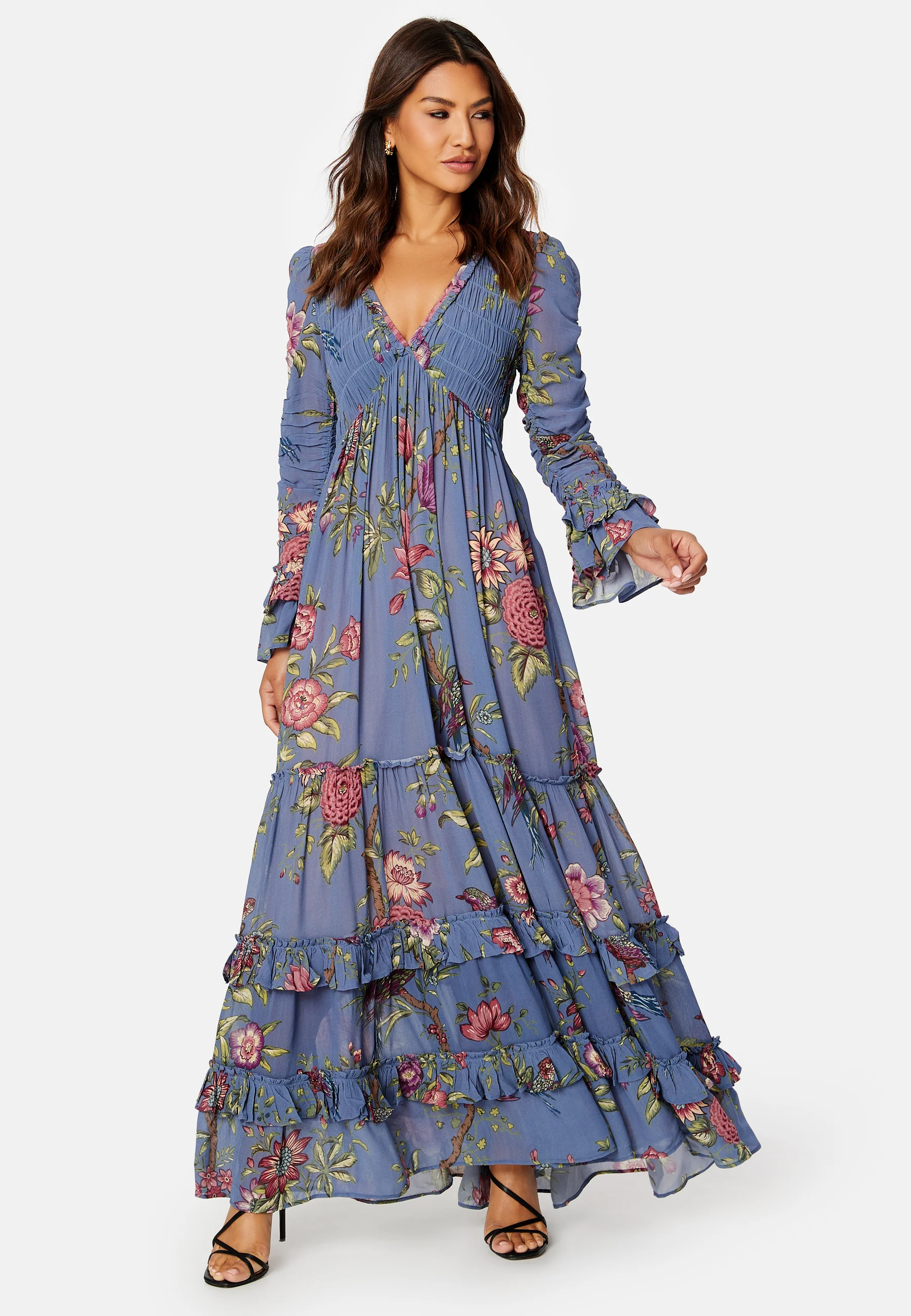 Drapy Georgette Maxi Dress - Image 3