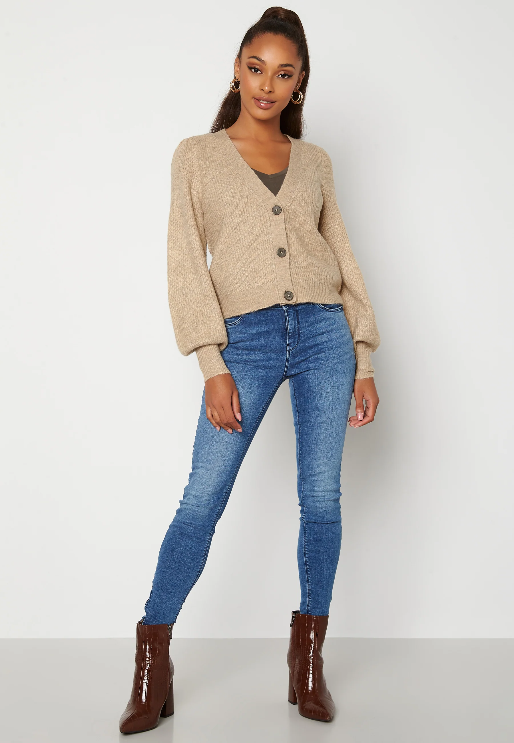 Drea L/S Short Cardigan - Image 2