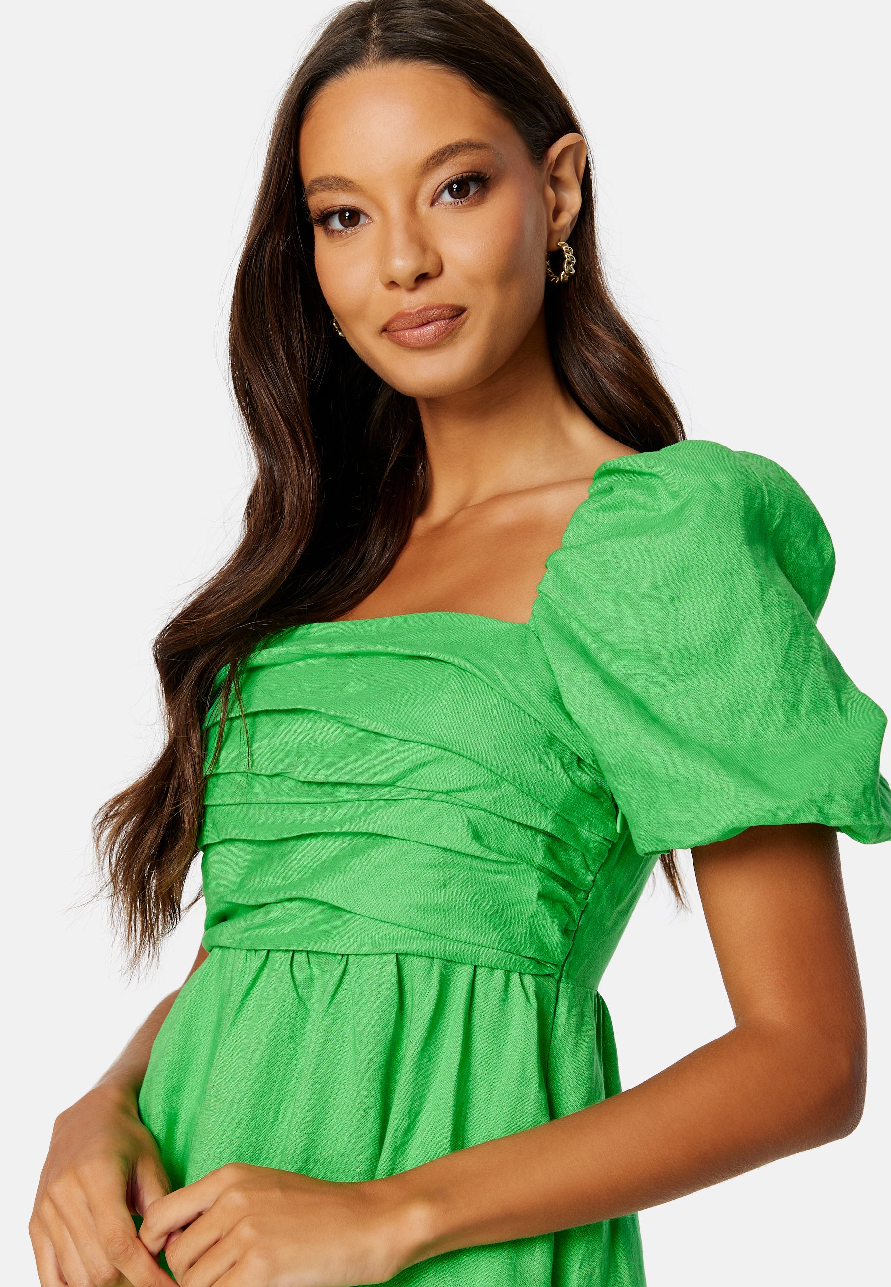 Dream Ruched Bodice Midi Dress - Image 5