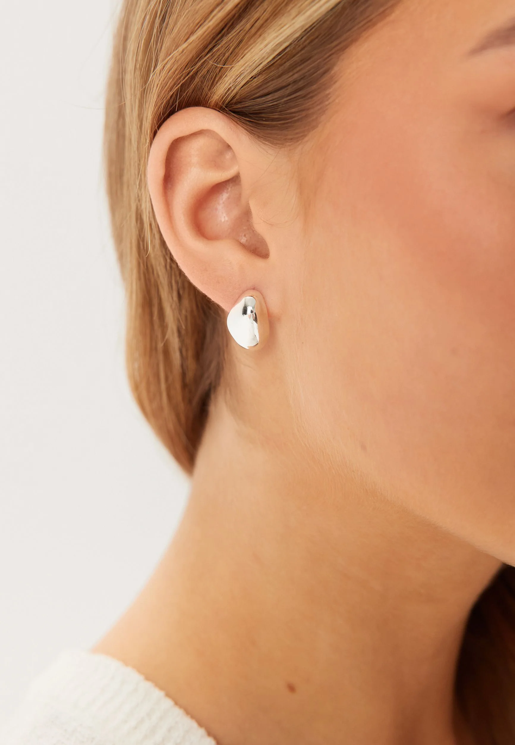 Dune Earrings Silver-plated