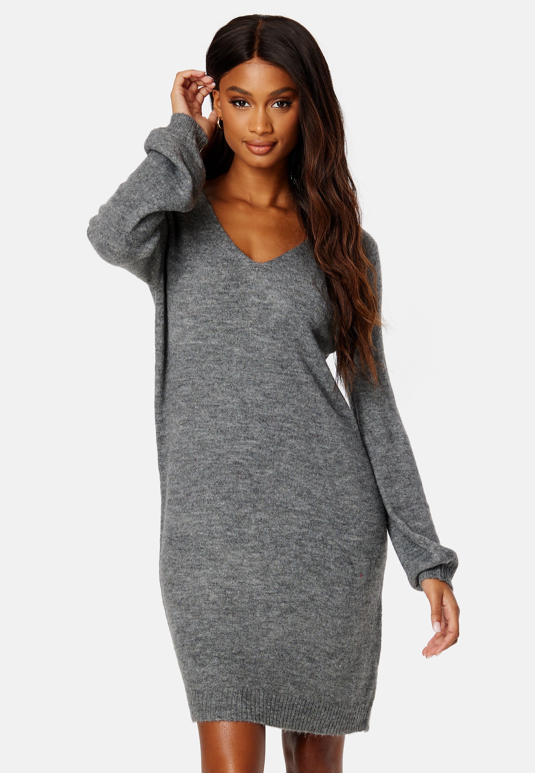 Elanora L/S V-Neck Dress - Image 4