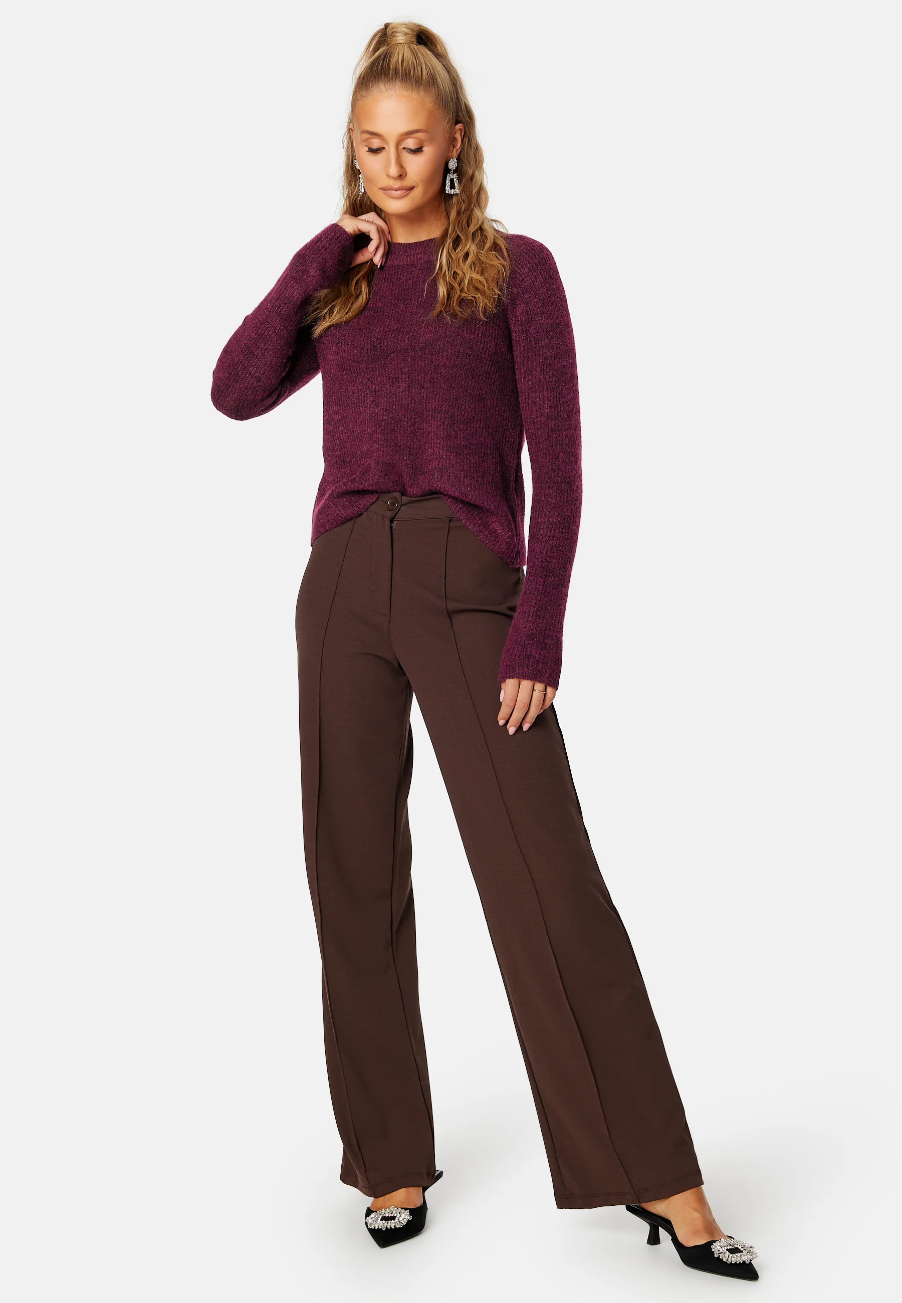 Ellen LS O-Neck Knit - Image 2