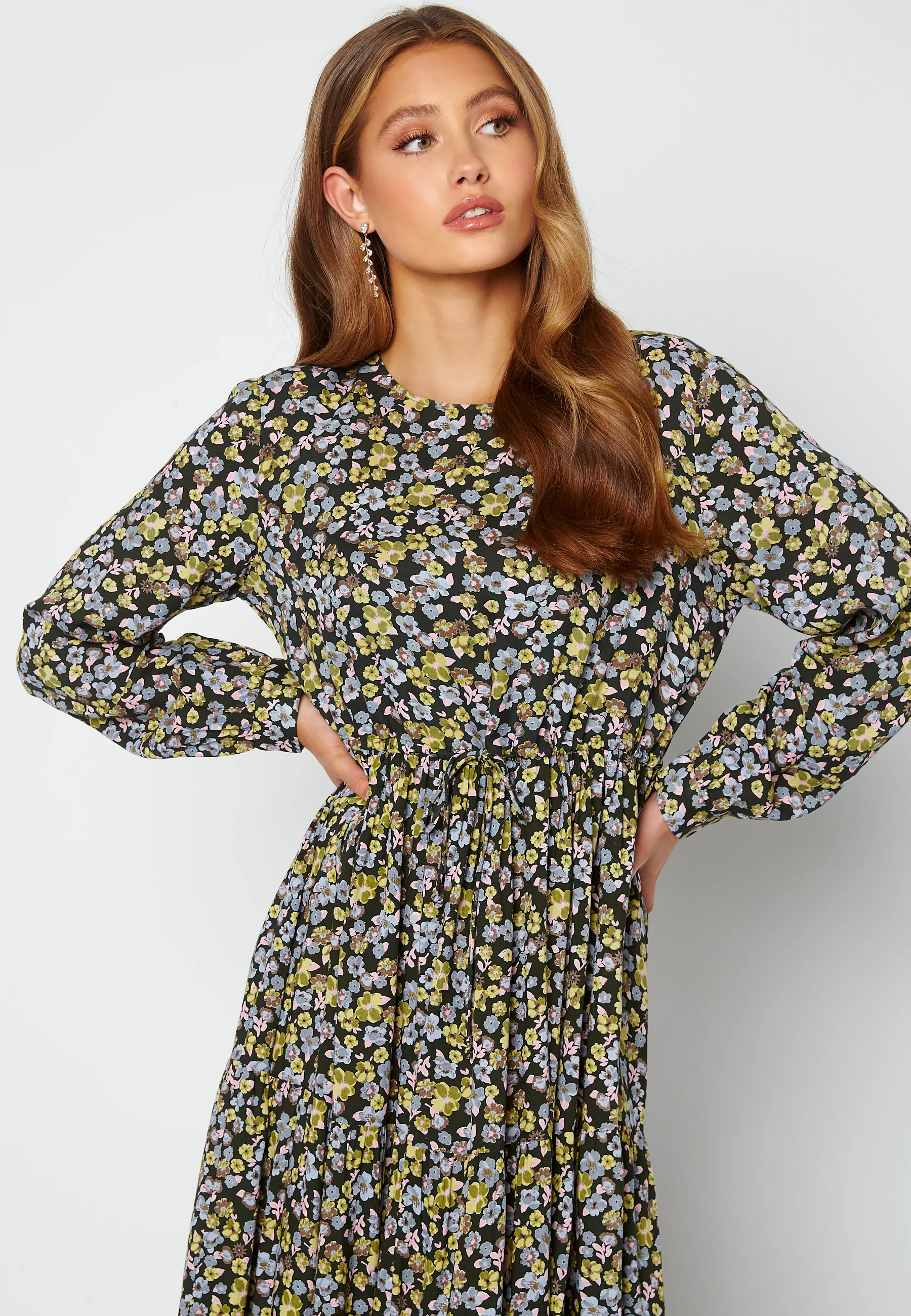 Ellia LS Midi Dress - Image 2