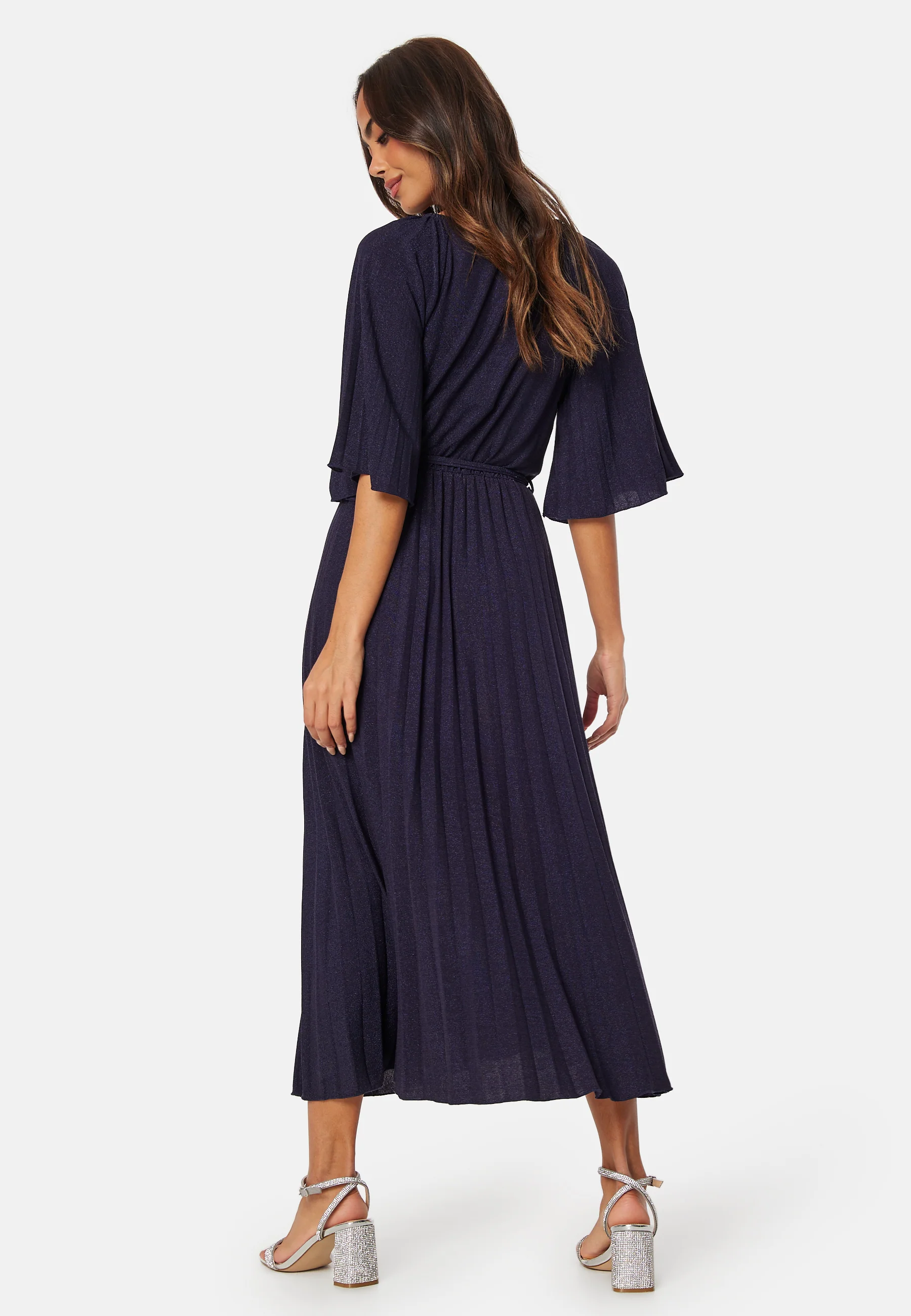 Elsina Pleated Sparkling Dress - Image 2