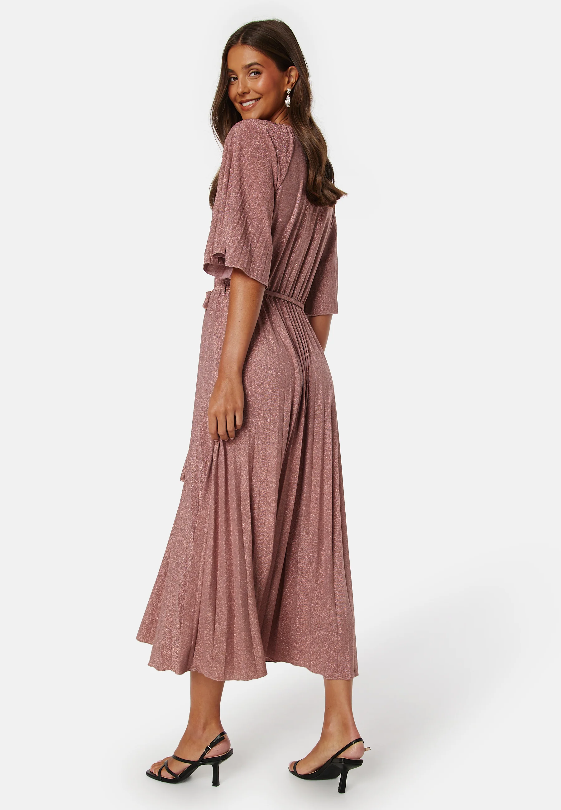 Elsina Pleated Sparkling Dress - Image 2