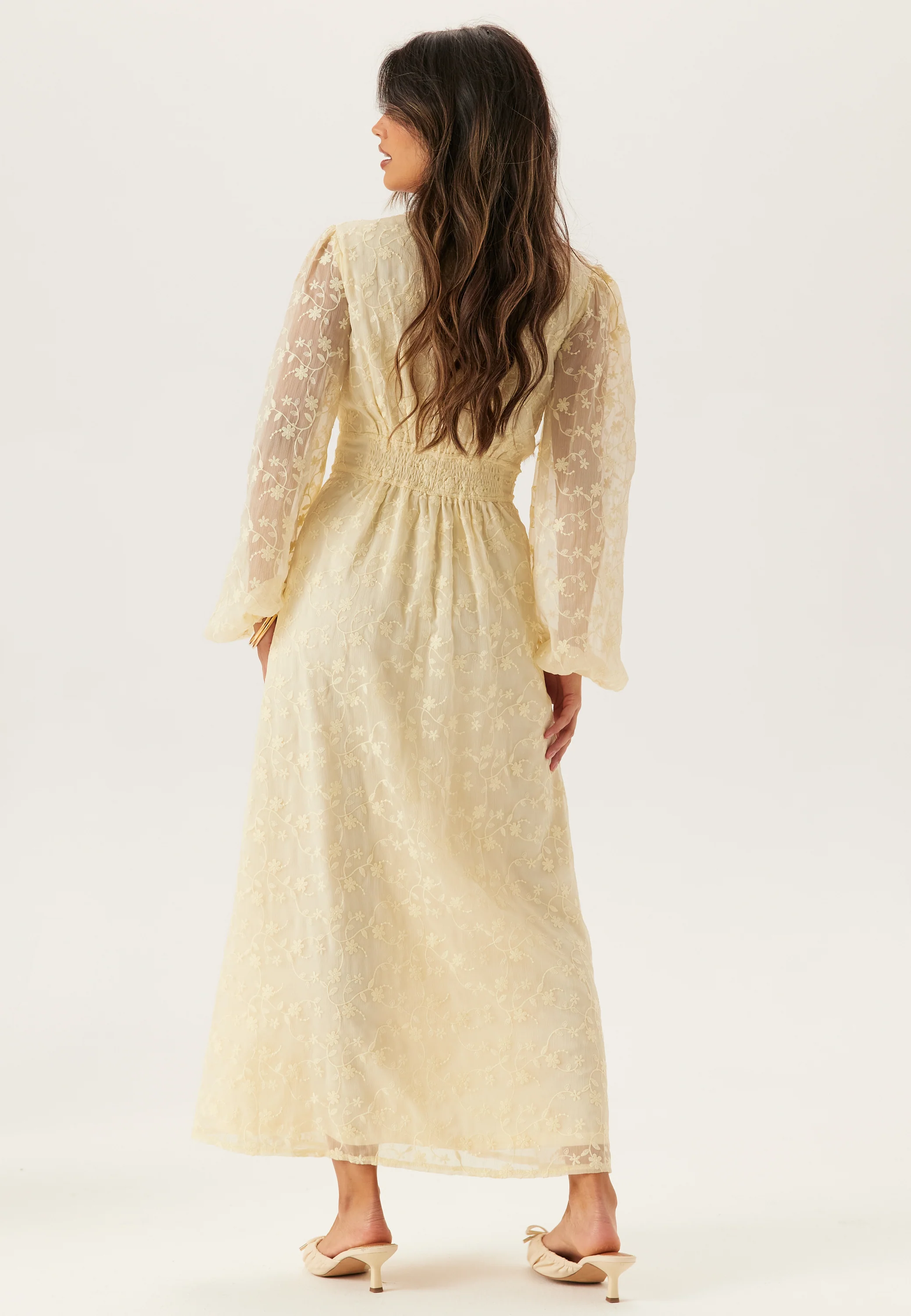 Embroidered Midi Dress - Image 5