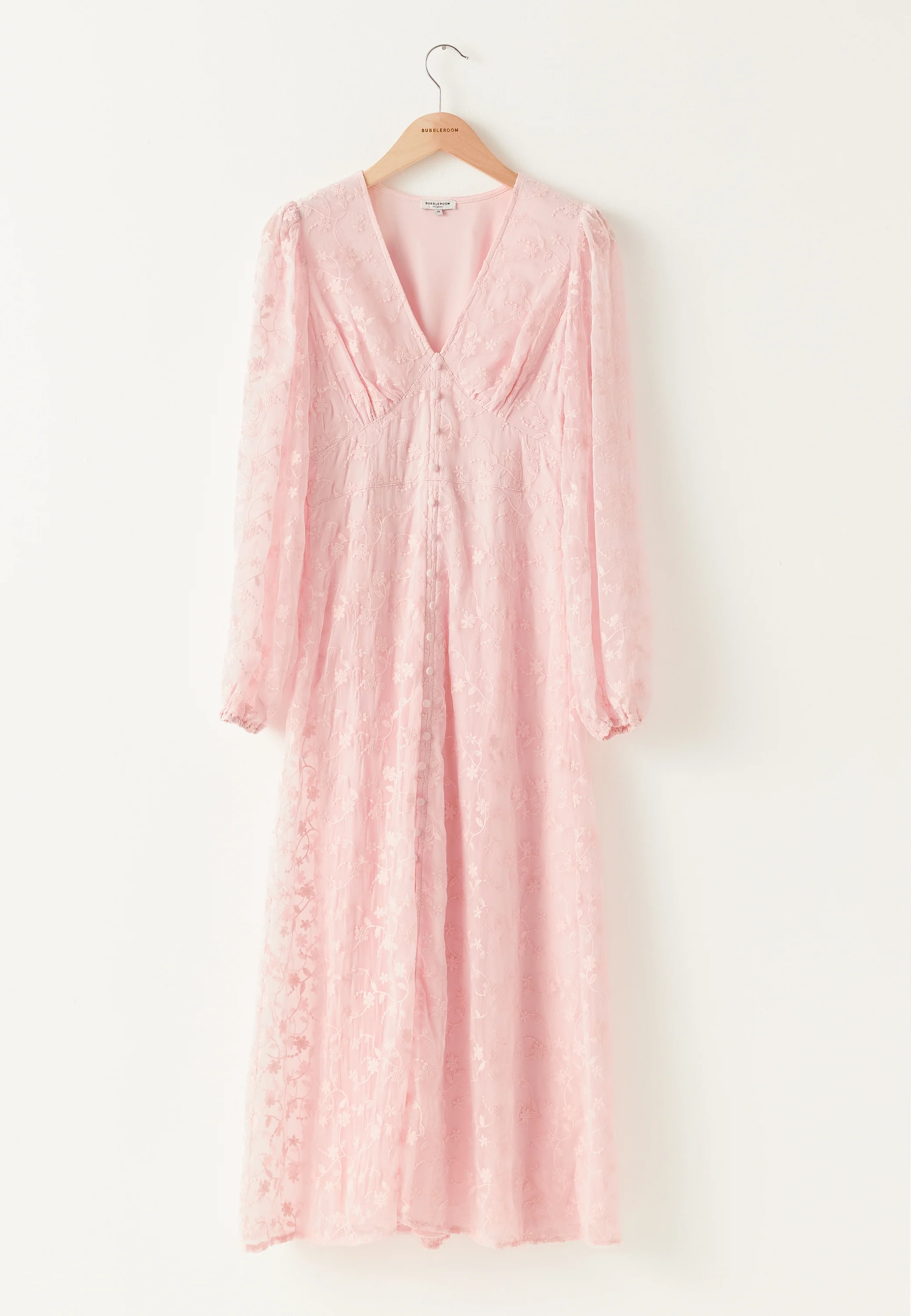 Embroidered Midi Dress - Image 5