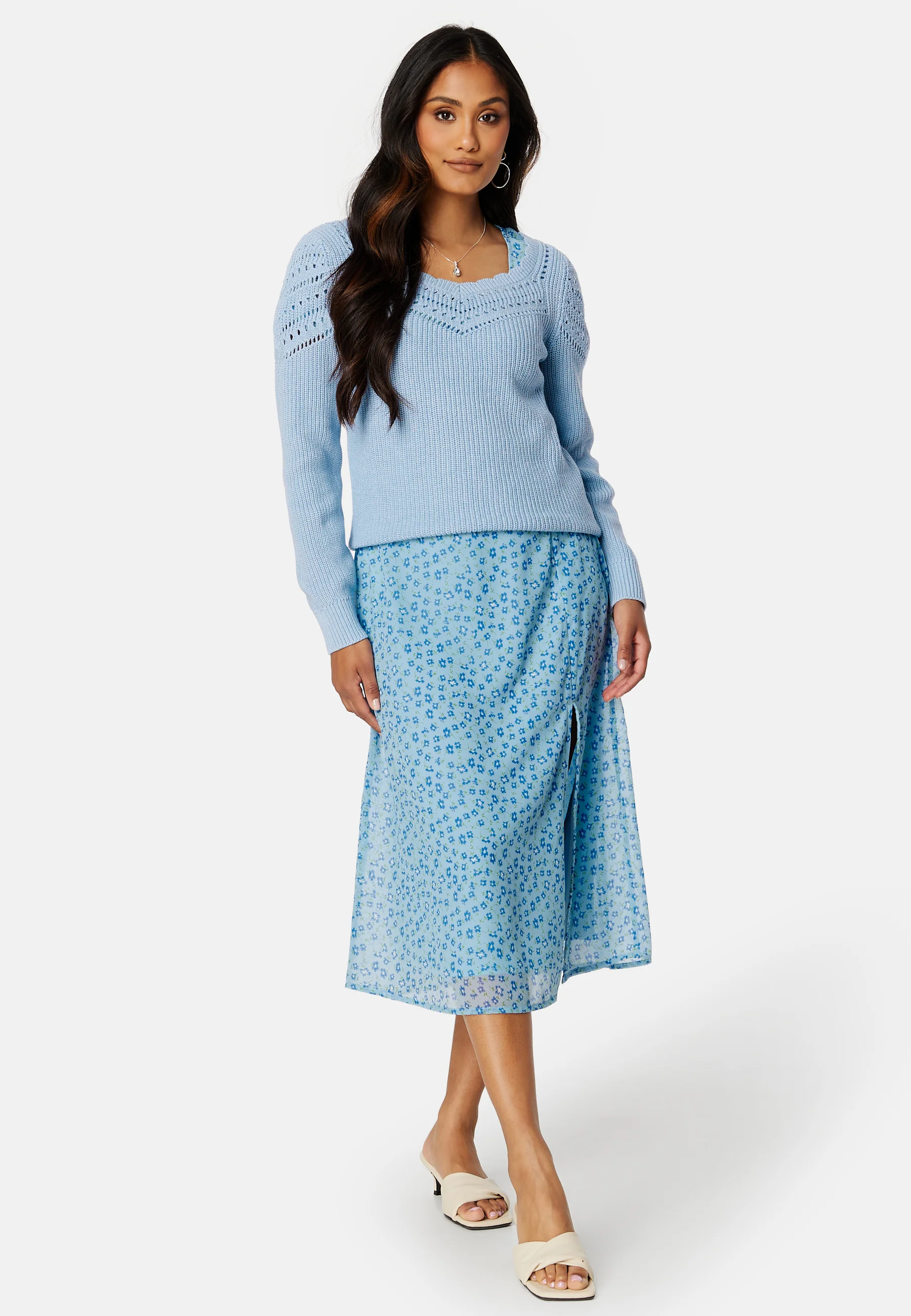 Emmy Sweetheart L/S Knit Top - Image 2