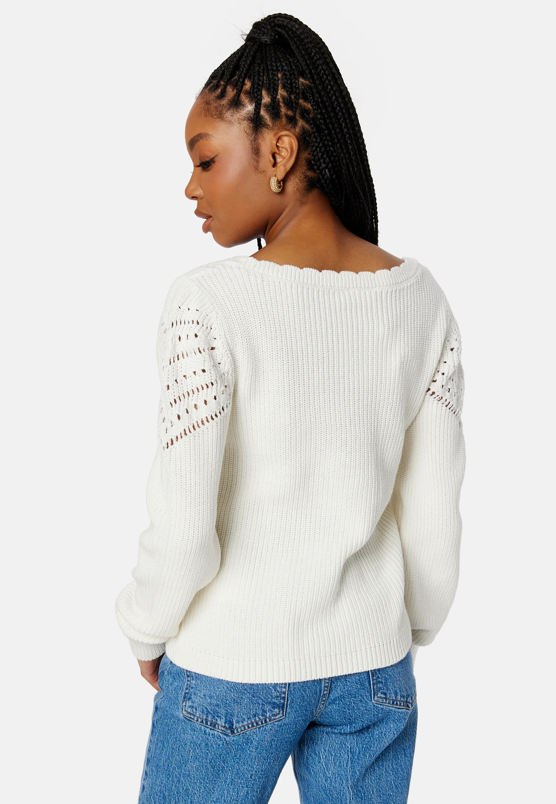 Emmy Sweetheart L/S Knit Top - Image 3
