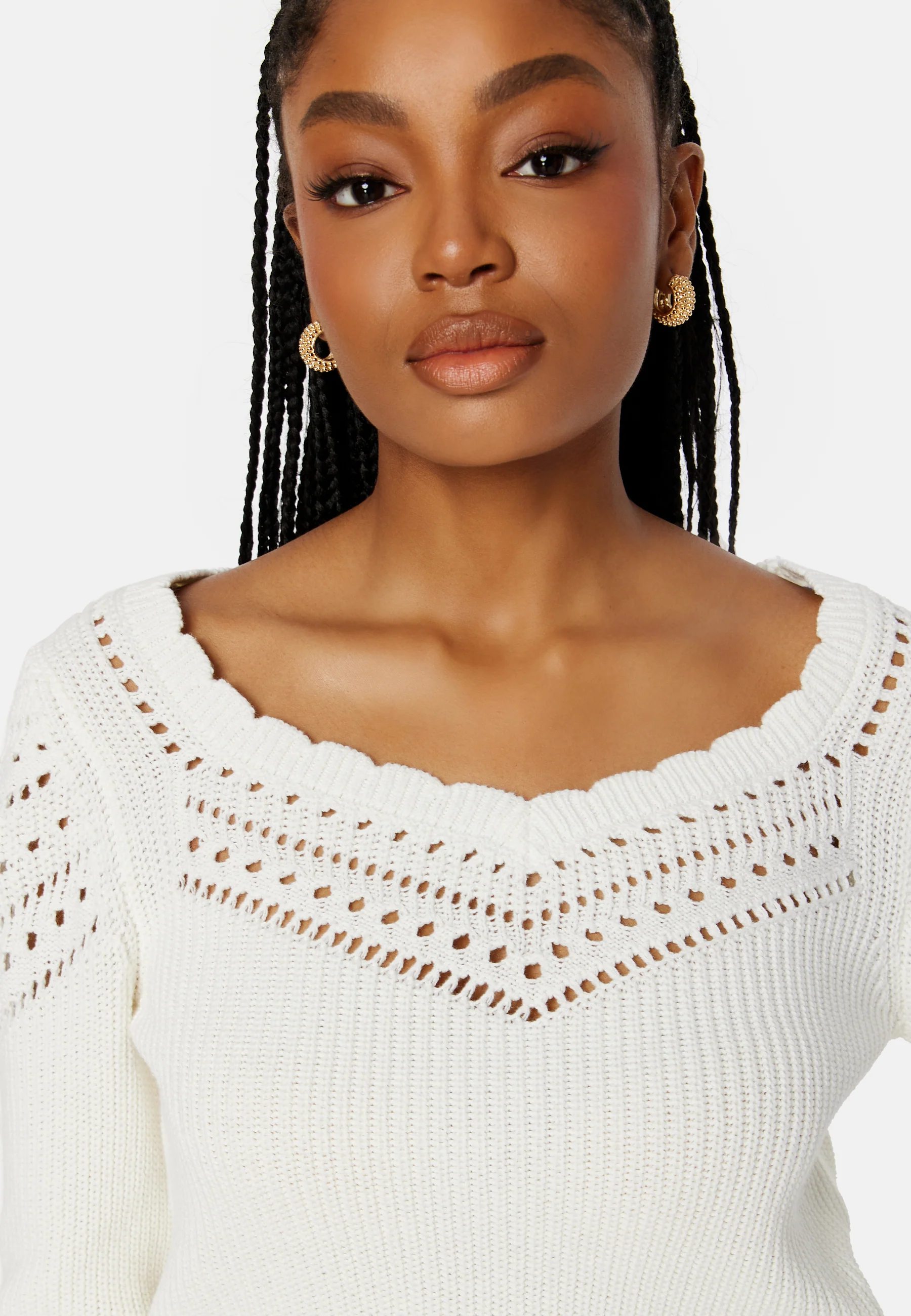 Emmy Sweetheart L/S Knit Top - Image 5