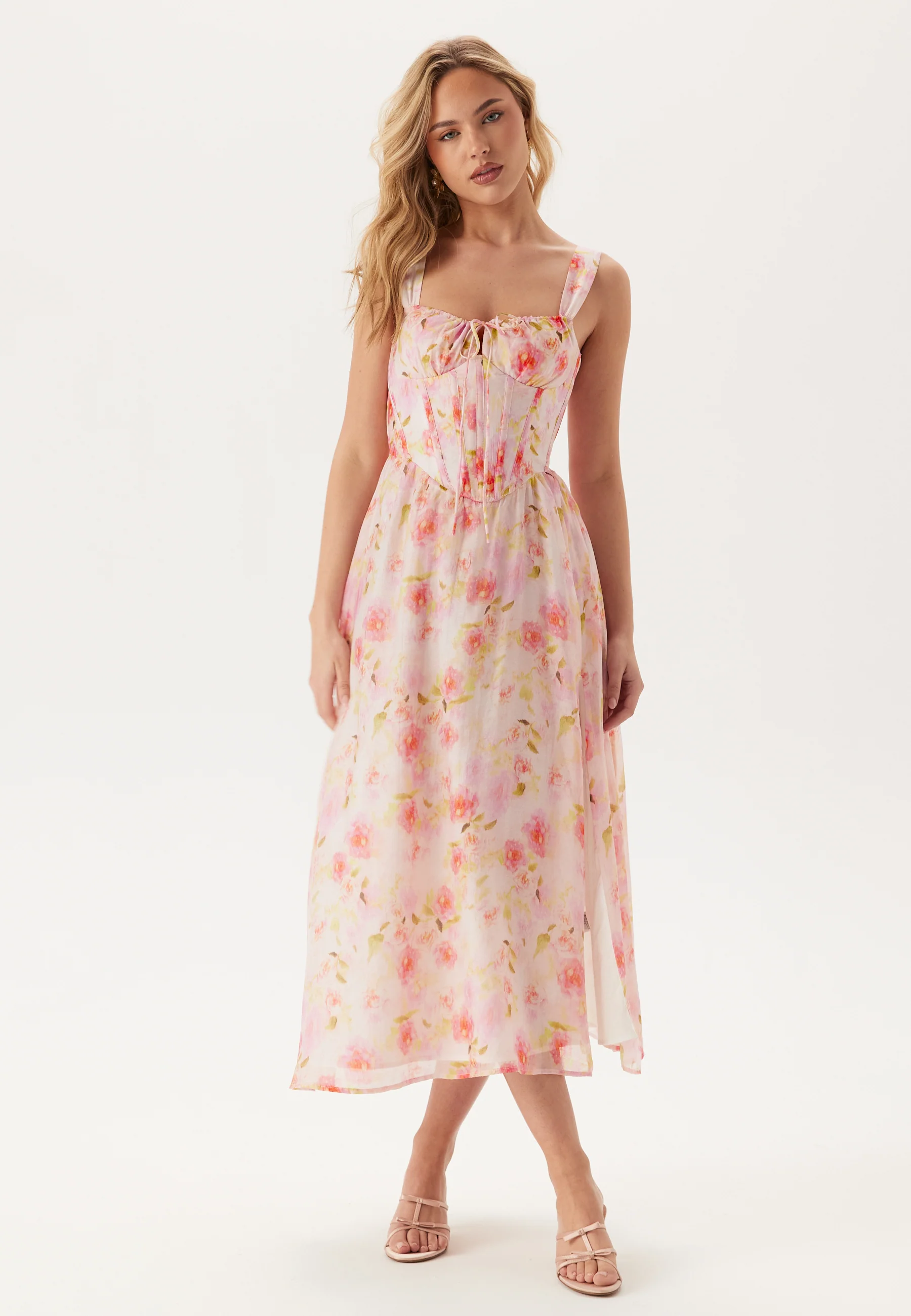 Esra Printed Midi Dress - Image 3