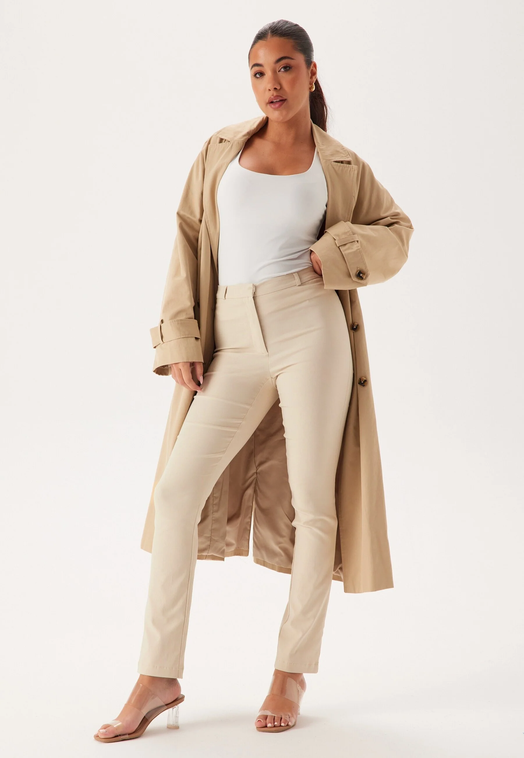 Everly High Waist Stretchy Trousers - Image 2