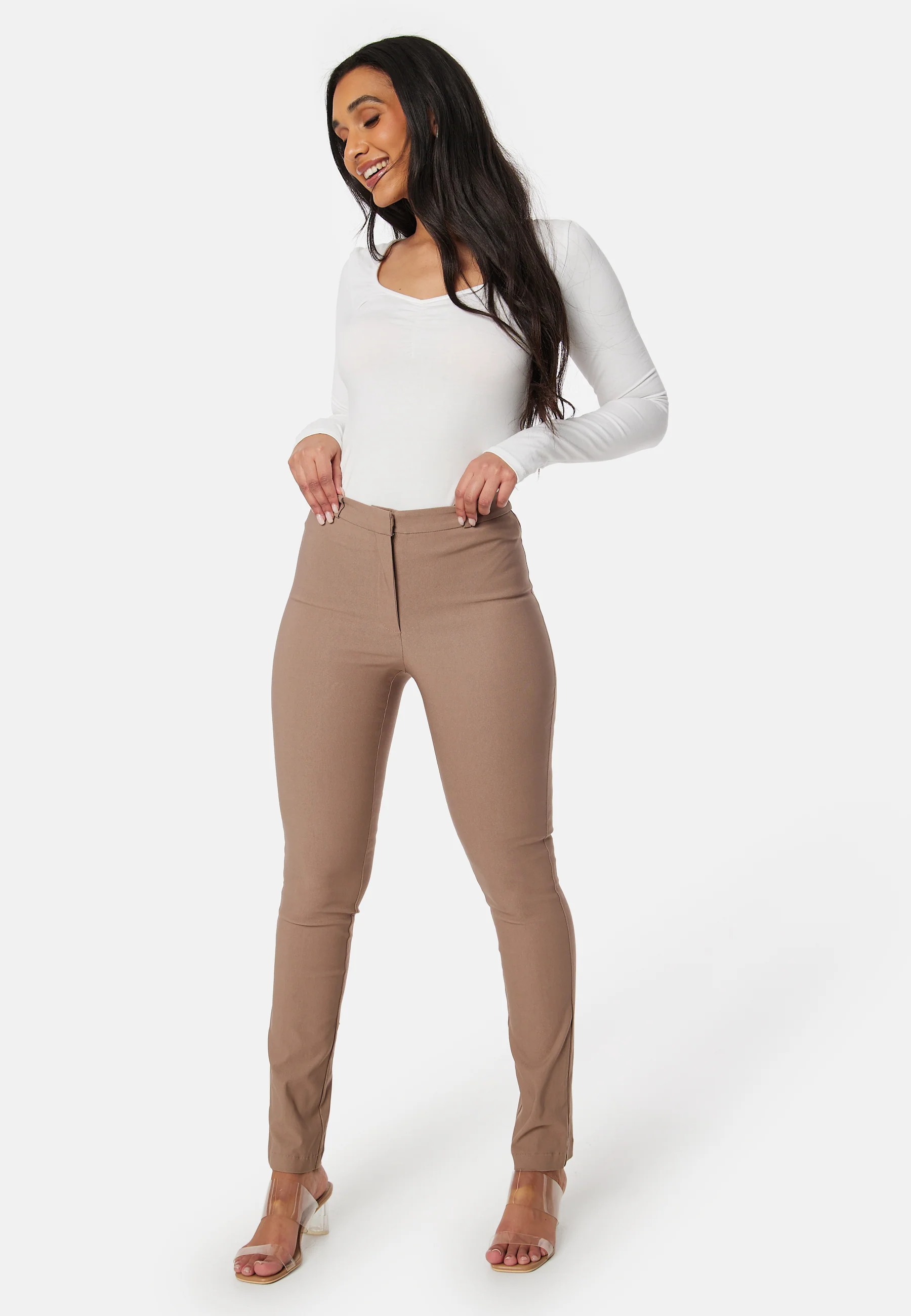 Everly High Waist Stretchy Trousers - Image 4