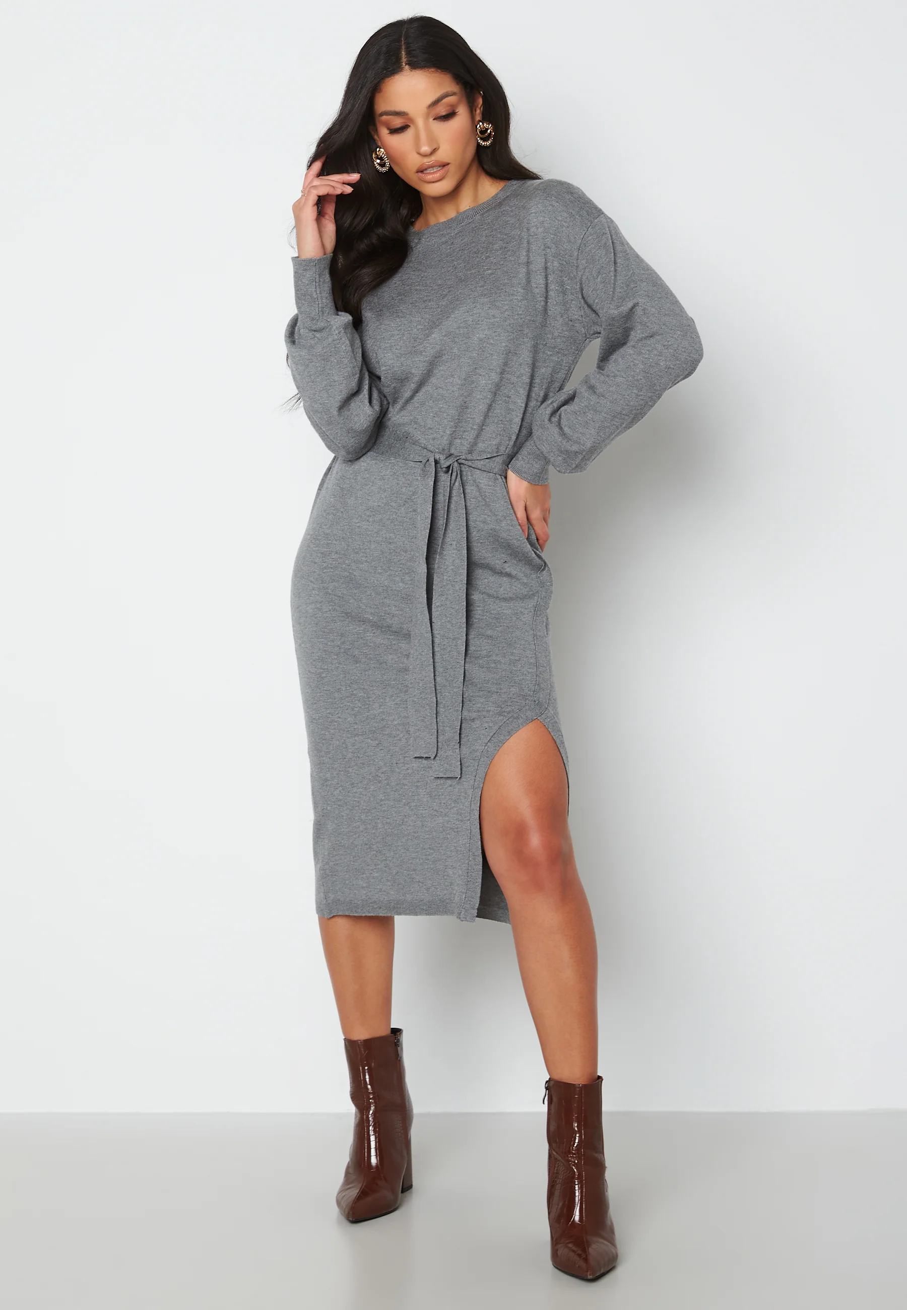 Evie Detail Knit Dress - Image 2