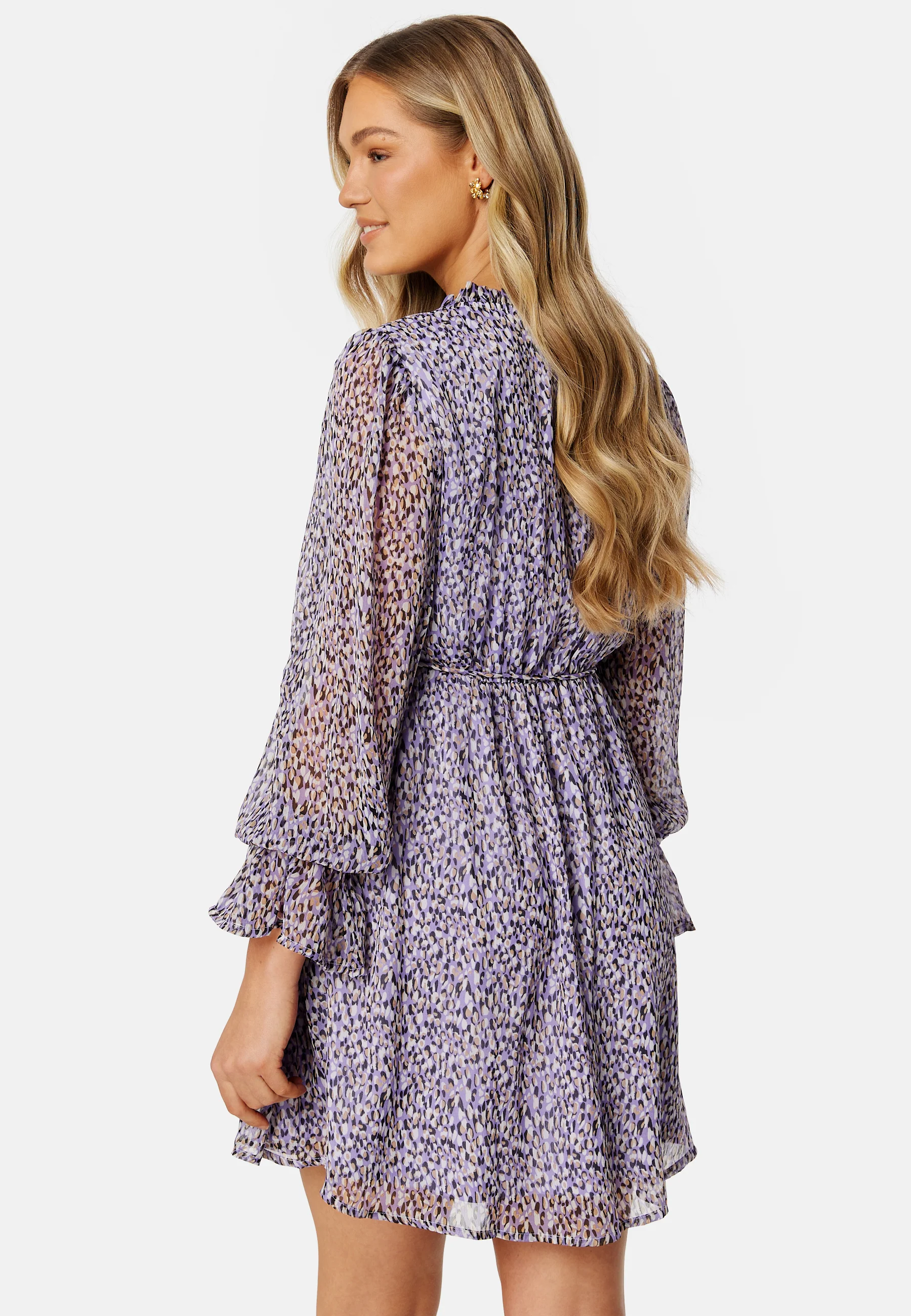 Falia Dotta V-Neck L/S Dress - Image 3