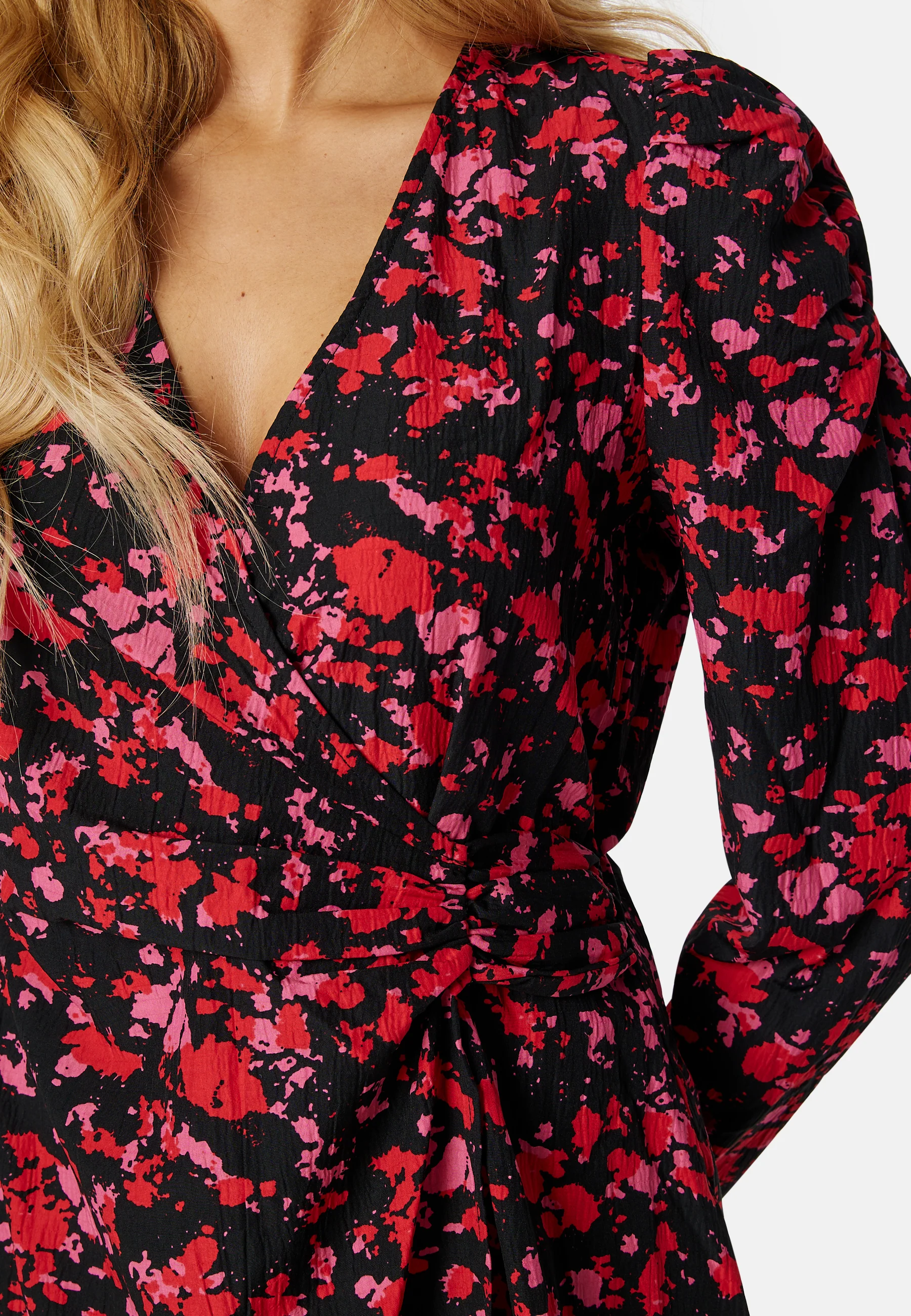 Faline LS Wrap Dress - Image 4
