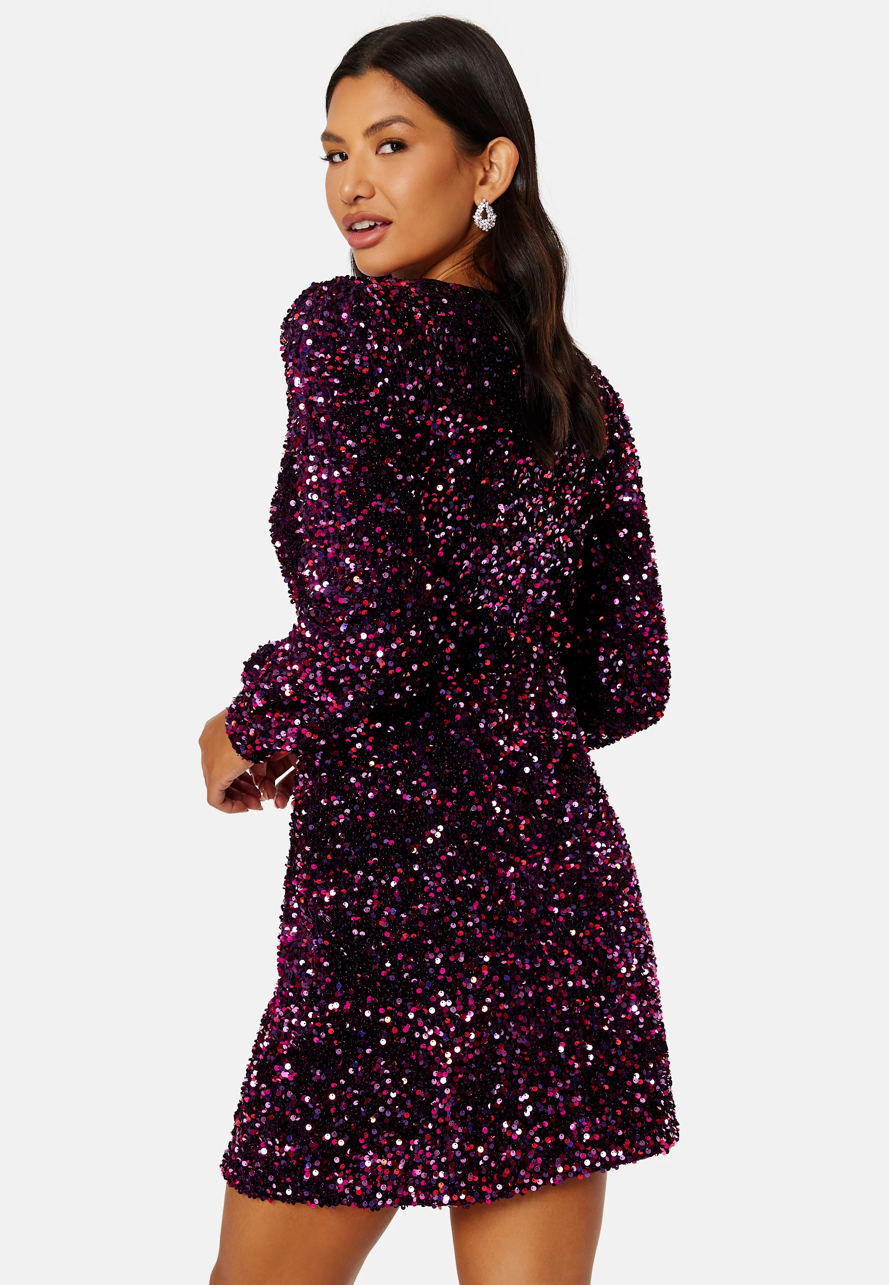 Fame L/S V-Neck Dress - Image 3