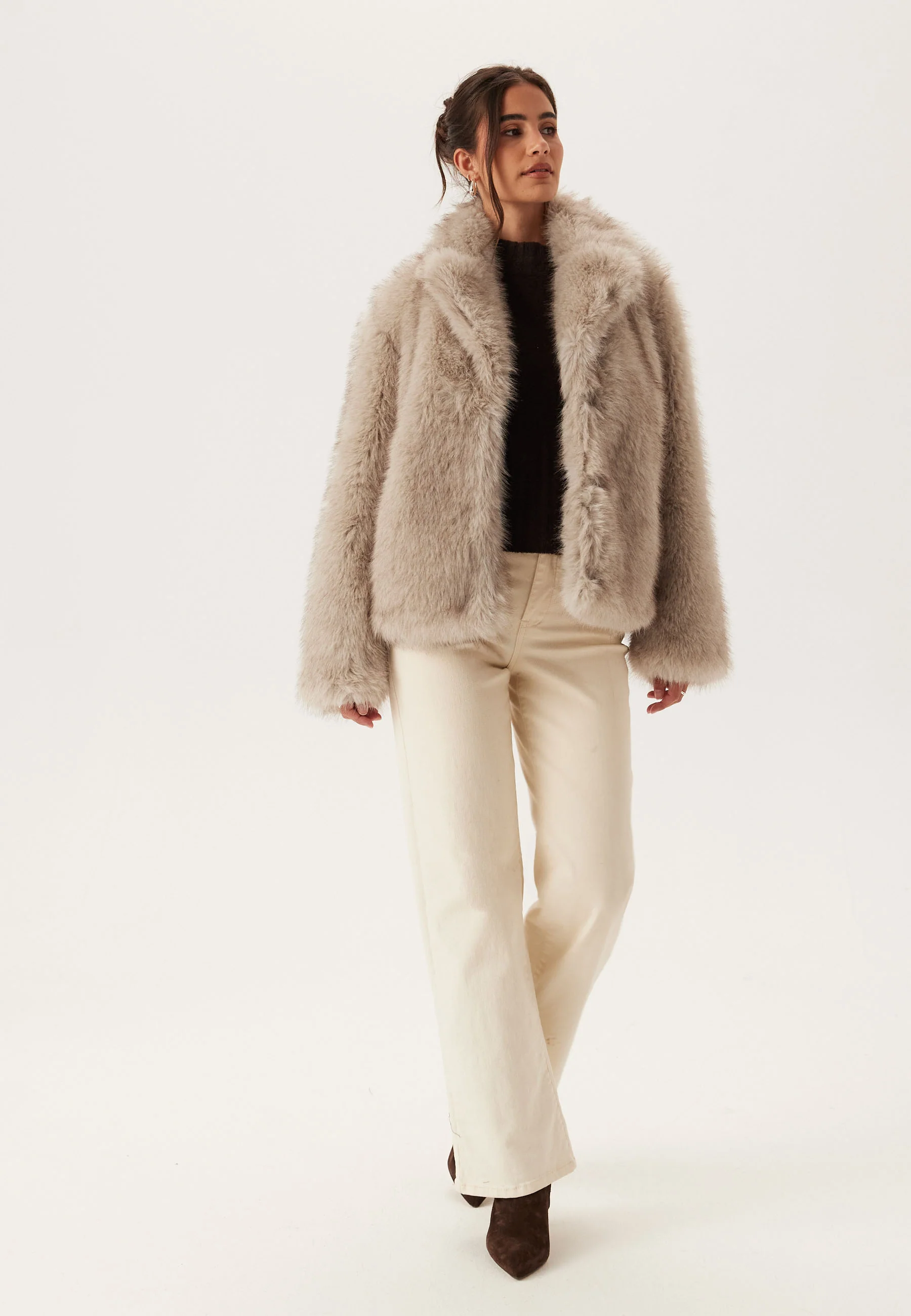 Faux Fur Jacket - Image 8