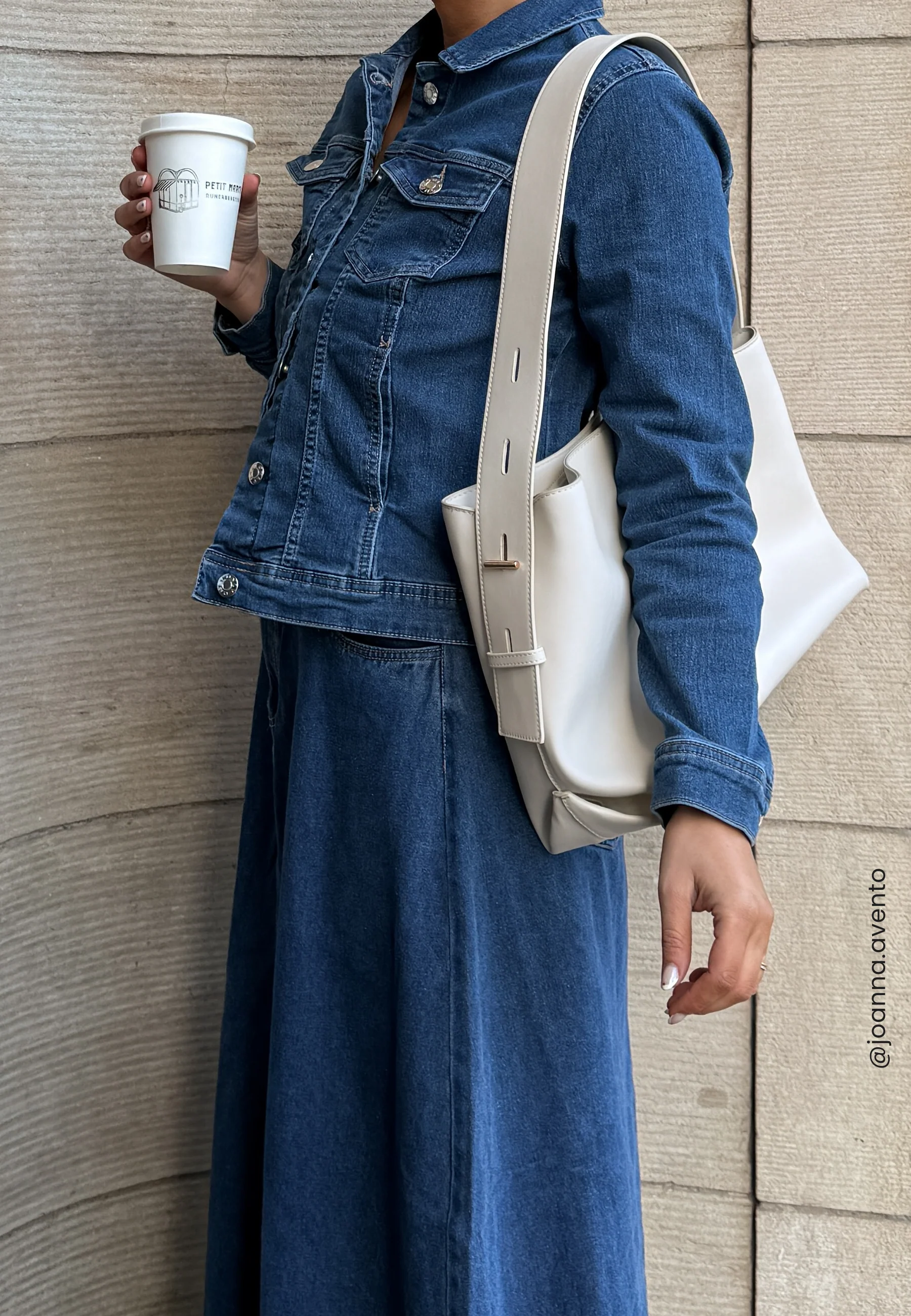 Faux Leather Tote Bag - Image 3