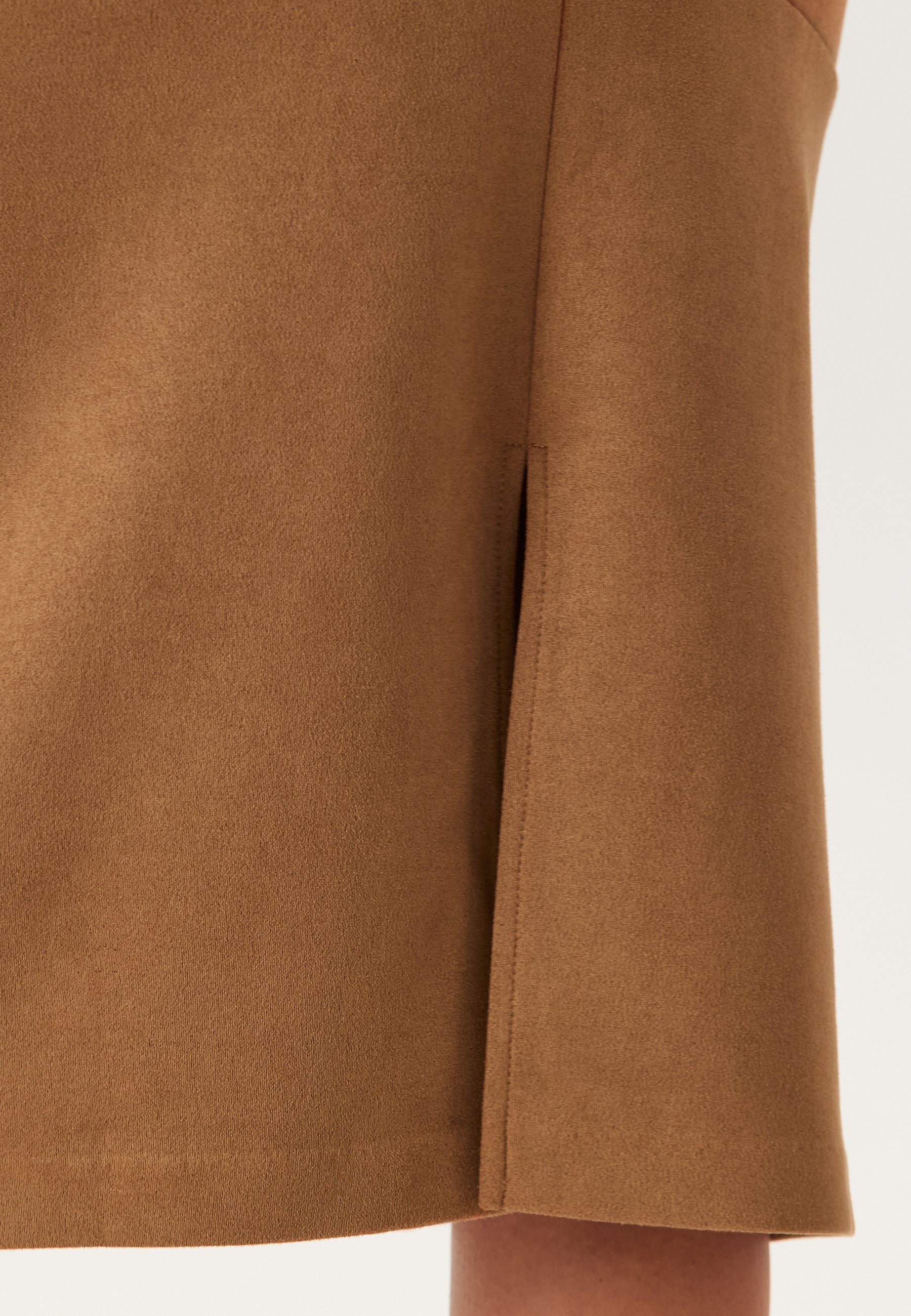 Faux Suede Midi Skirt - Image 5