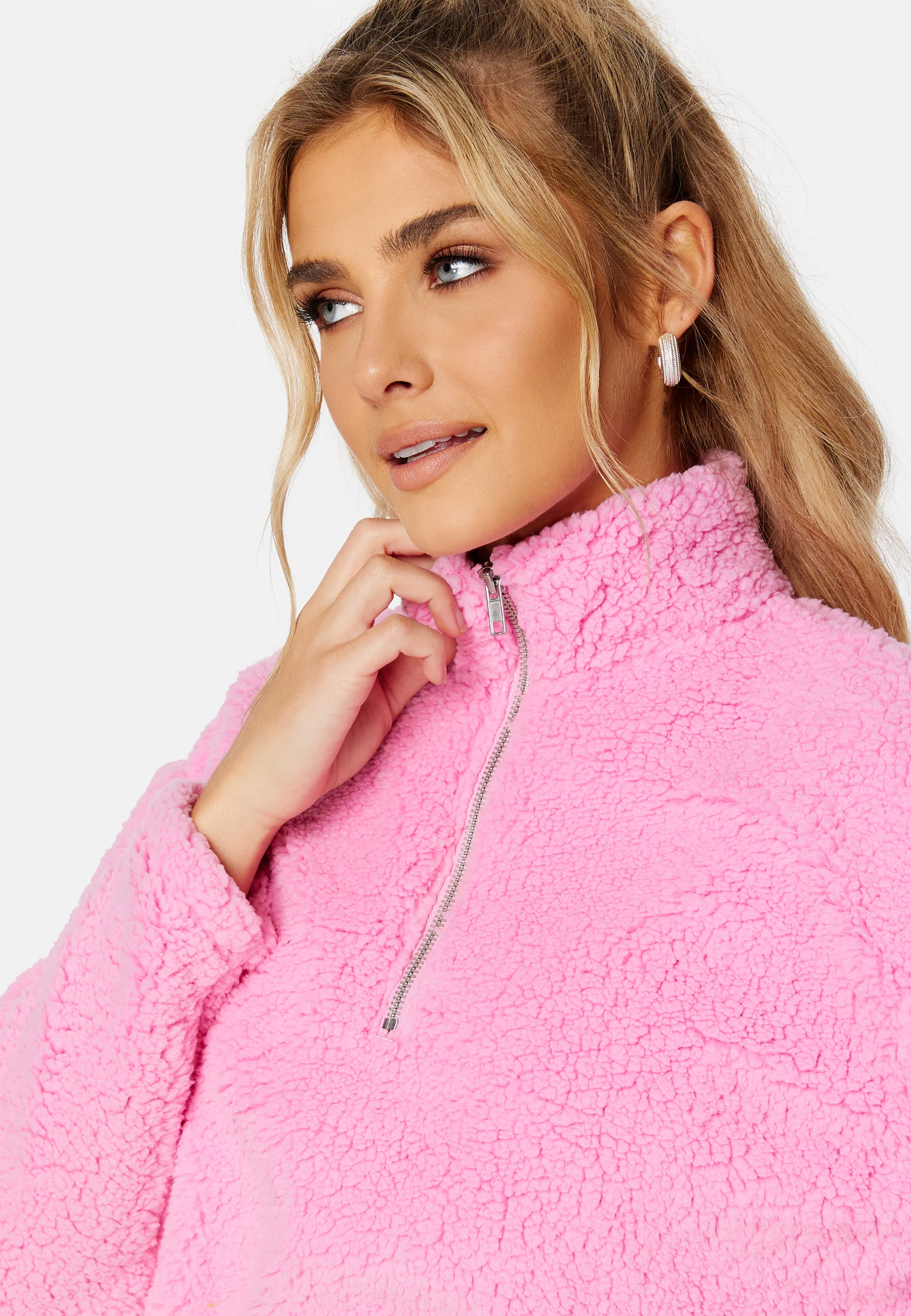 Ferna Cropped Teddy Sweat - Image 4
