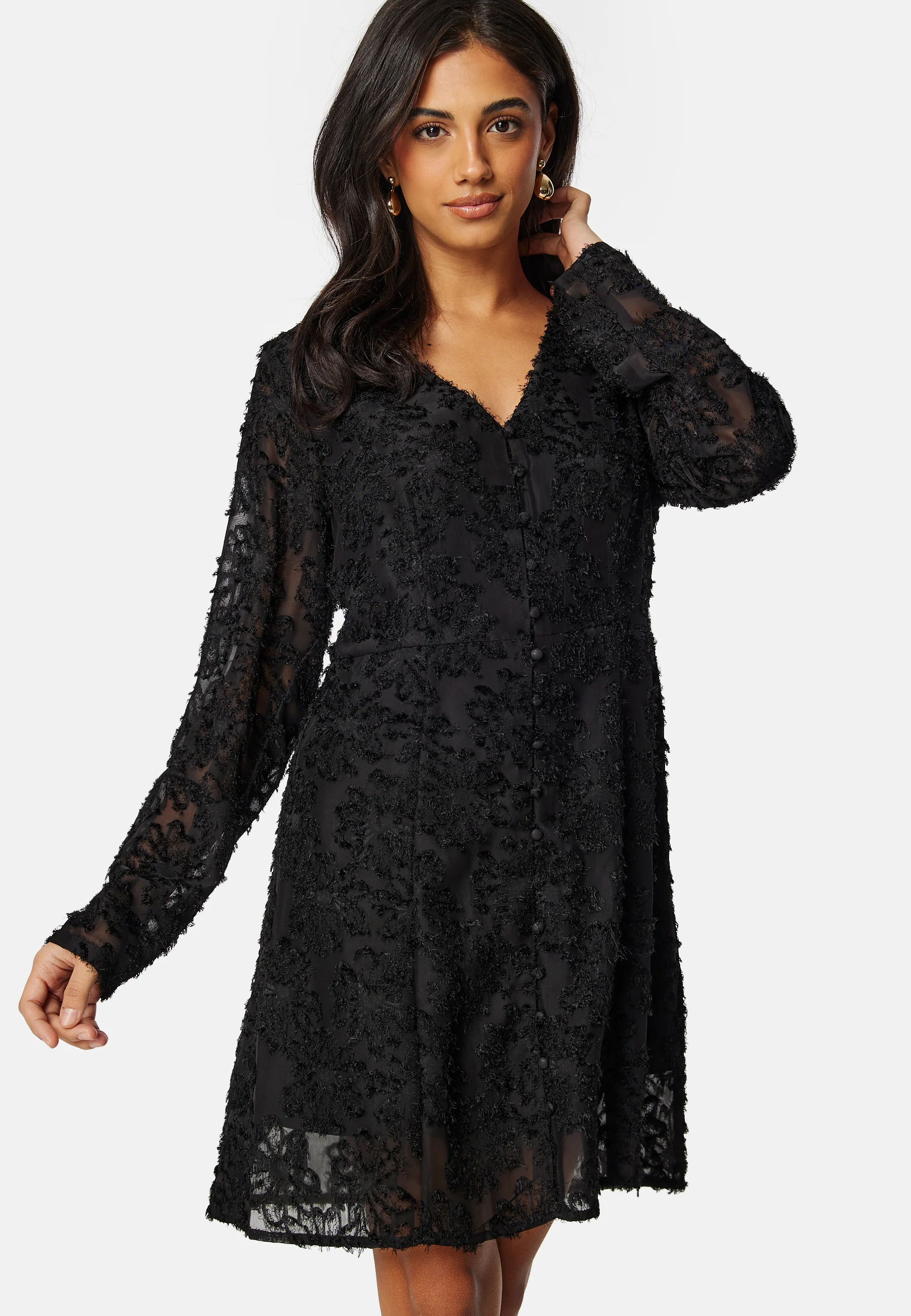 Fina LS Short Dress