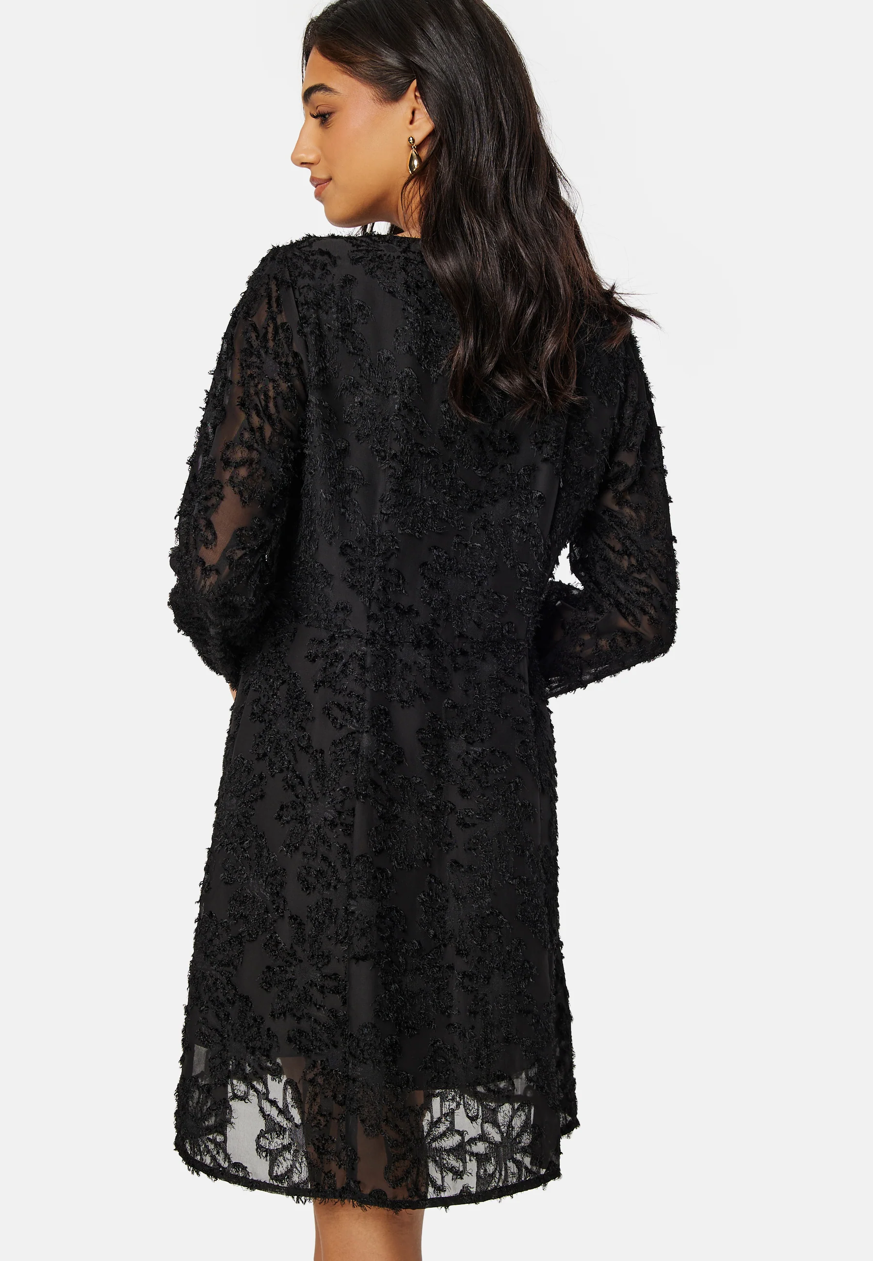 Fina LS Short Dress - Image 2