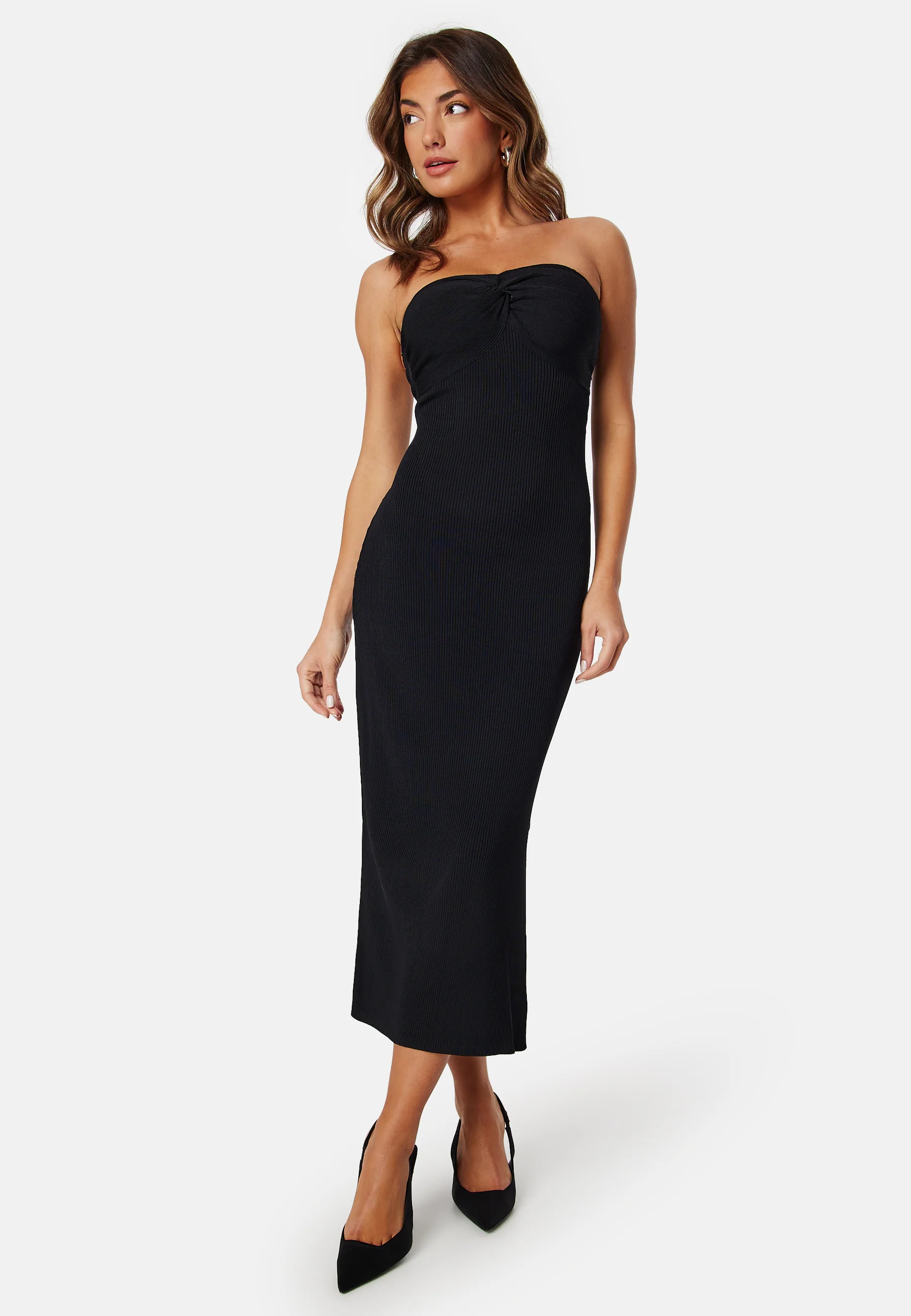Fine Knitted Bustier Dress - Image 2