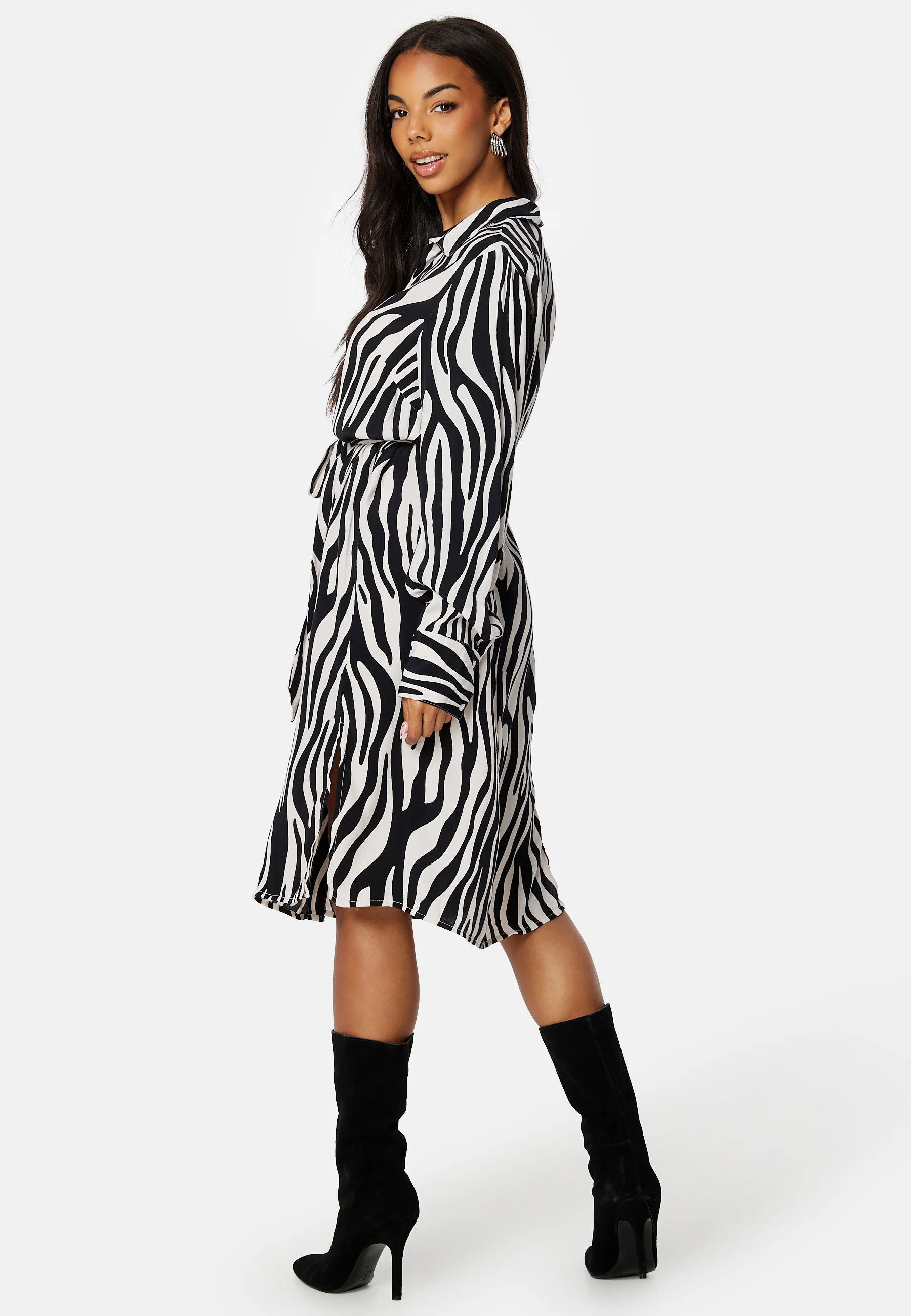 Fini L/S Midi Shirt Dress - Image 3