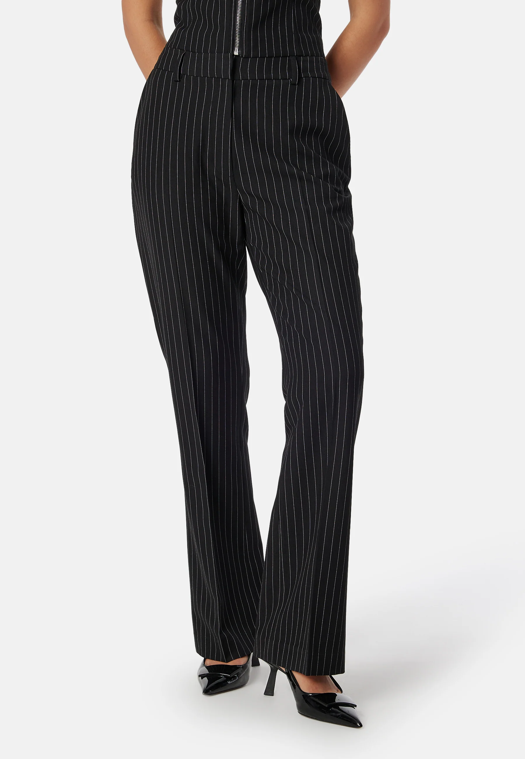 Flared Suit Pants - Image 2