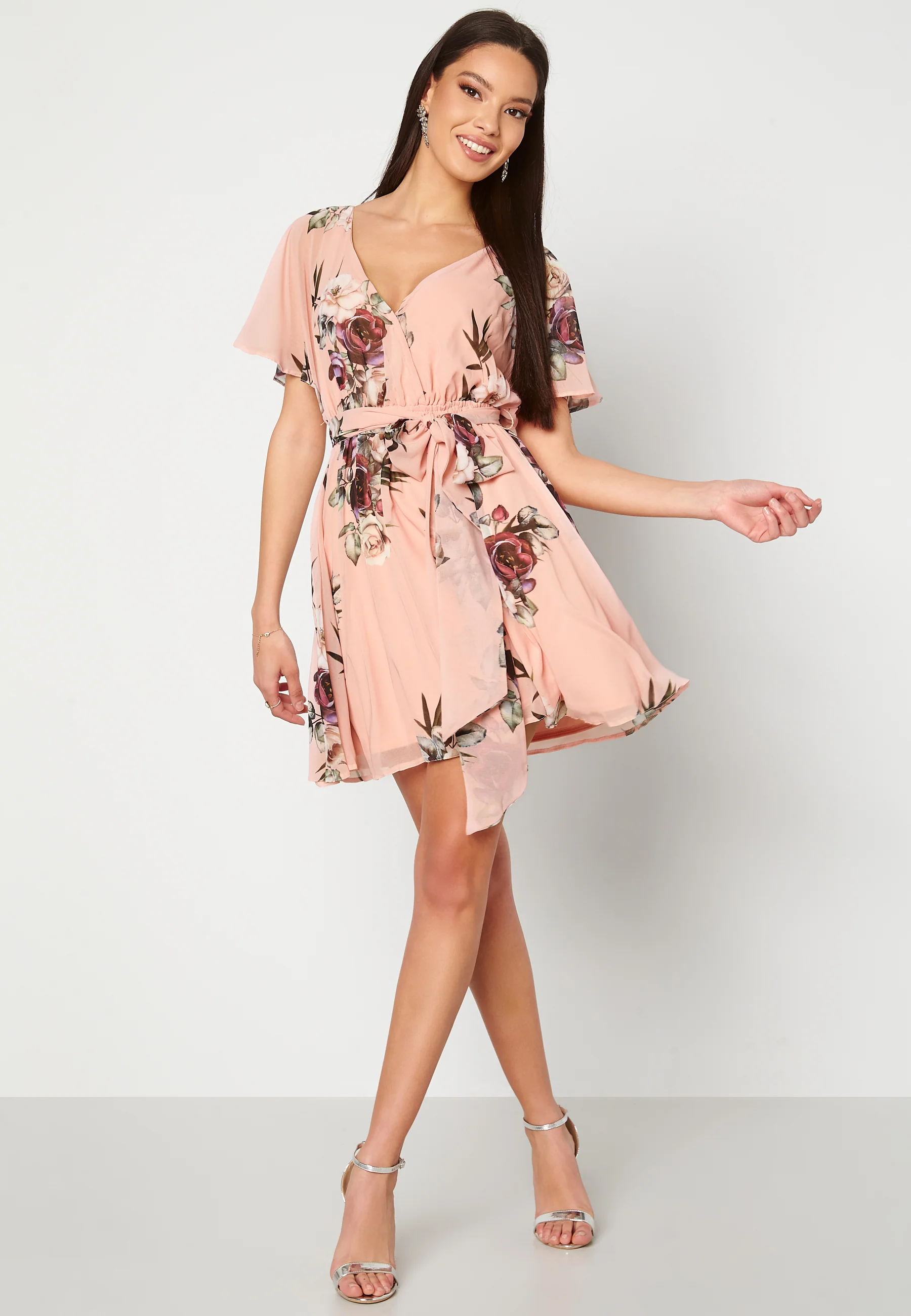 Floral Flutter Skater Dress - Image 2