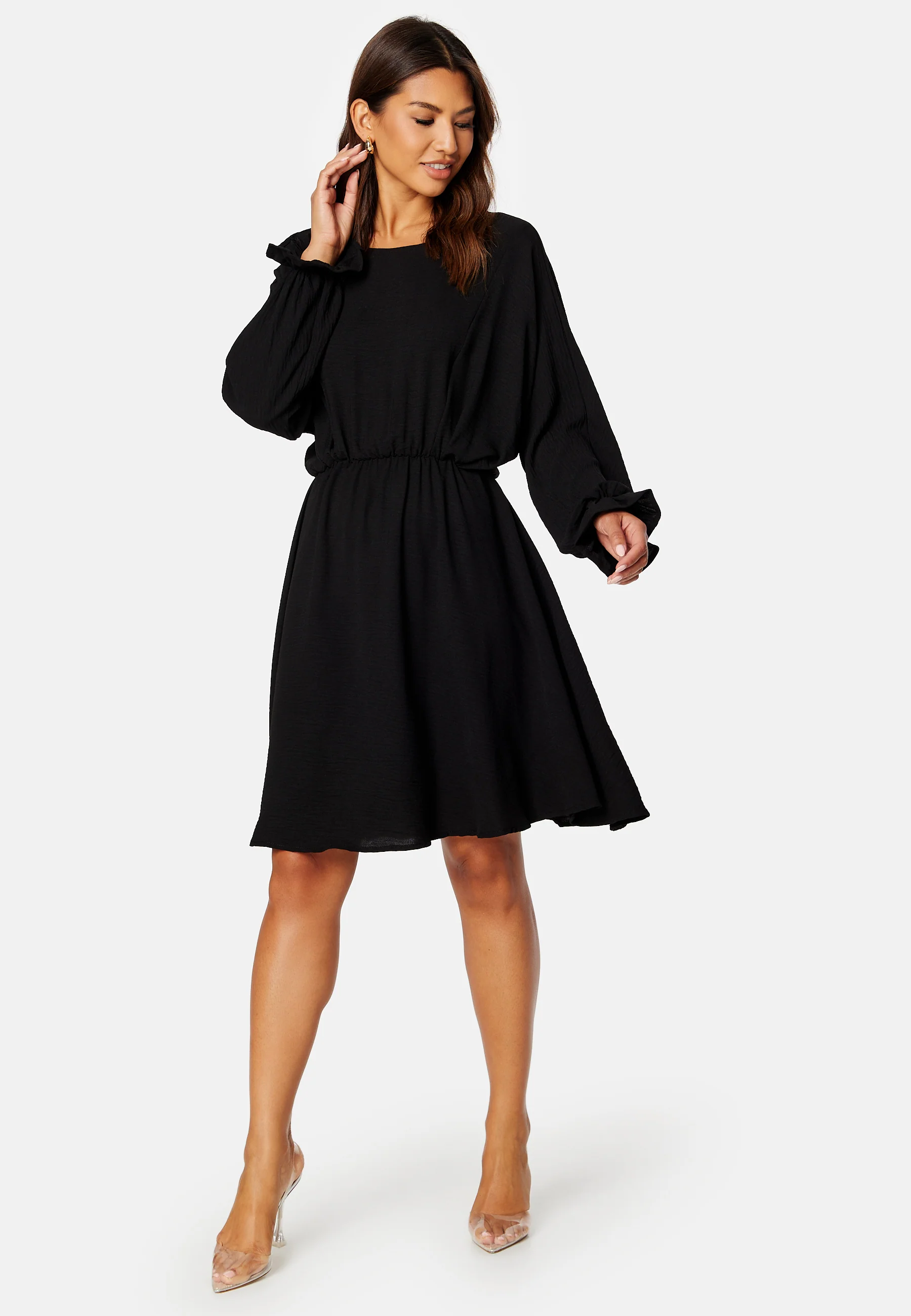 Flore LS O Neck Dress